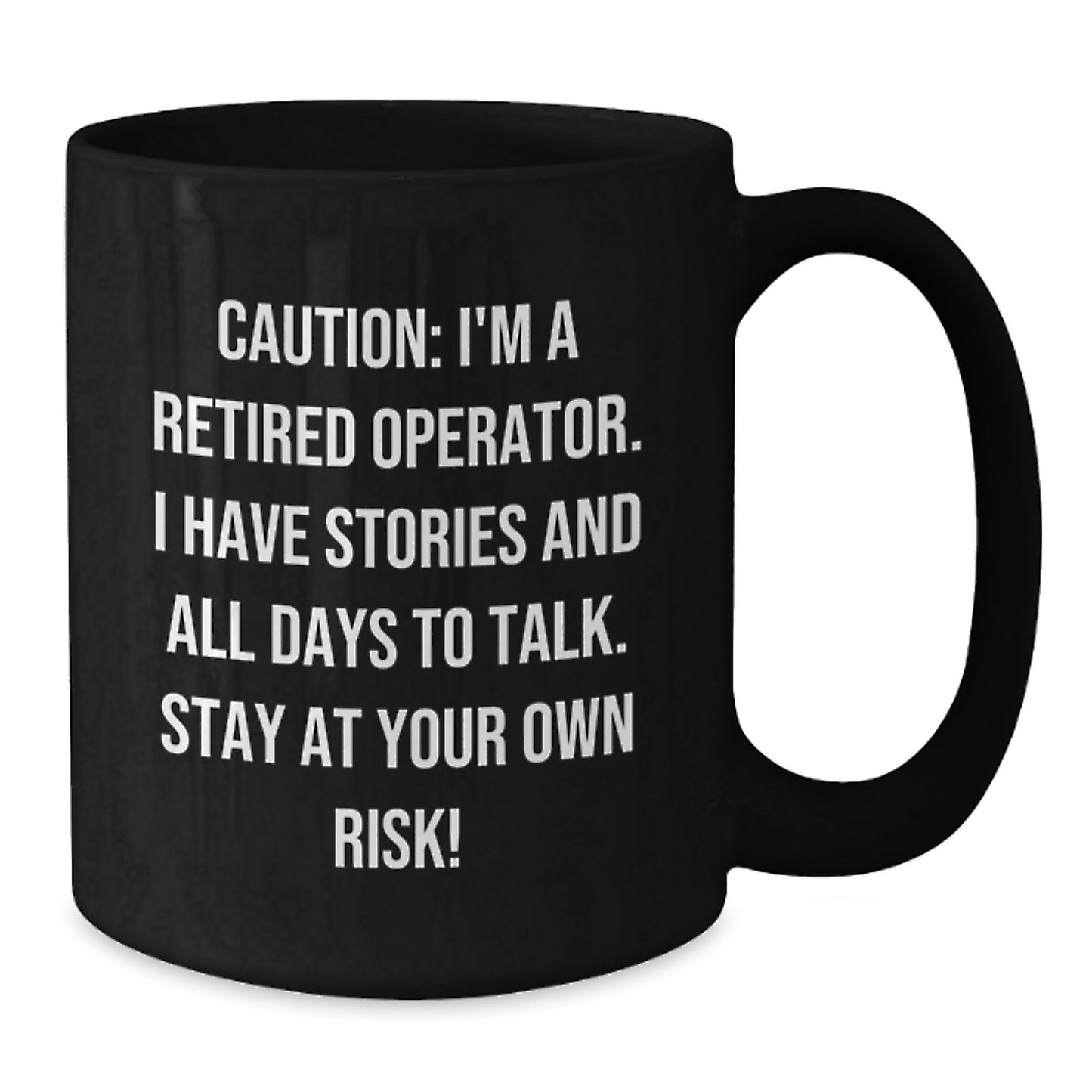 Funny Operator Gifts from Men for Christmas Unique Operator Black Coffee Mugs - Additional