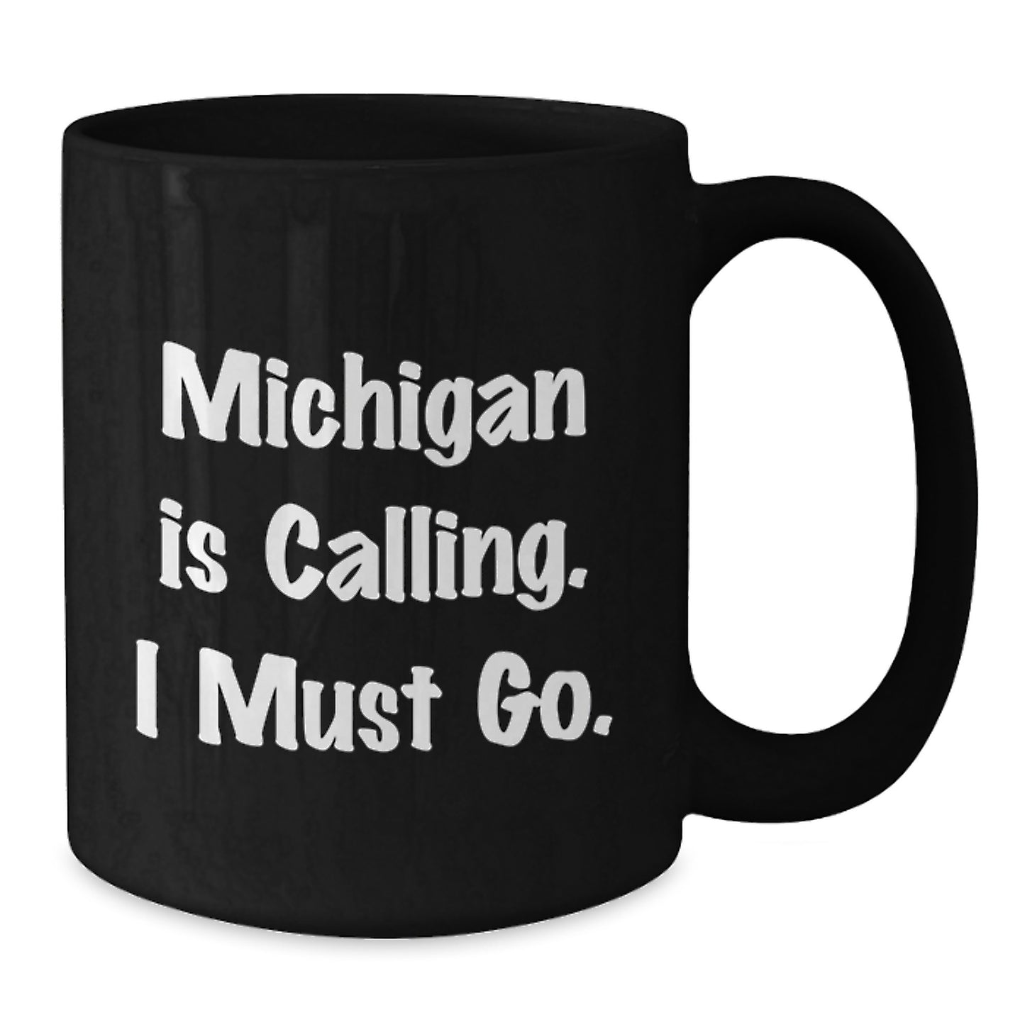 Michigan Inspirational Gifts from Friends for Michigan Men and Women - Funny Black Coffee Mug for Christmas Unique Gifts - Additional