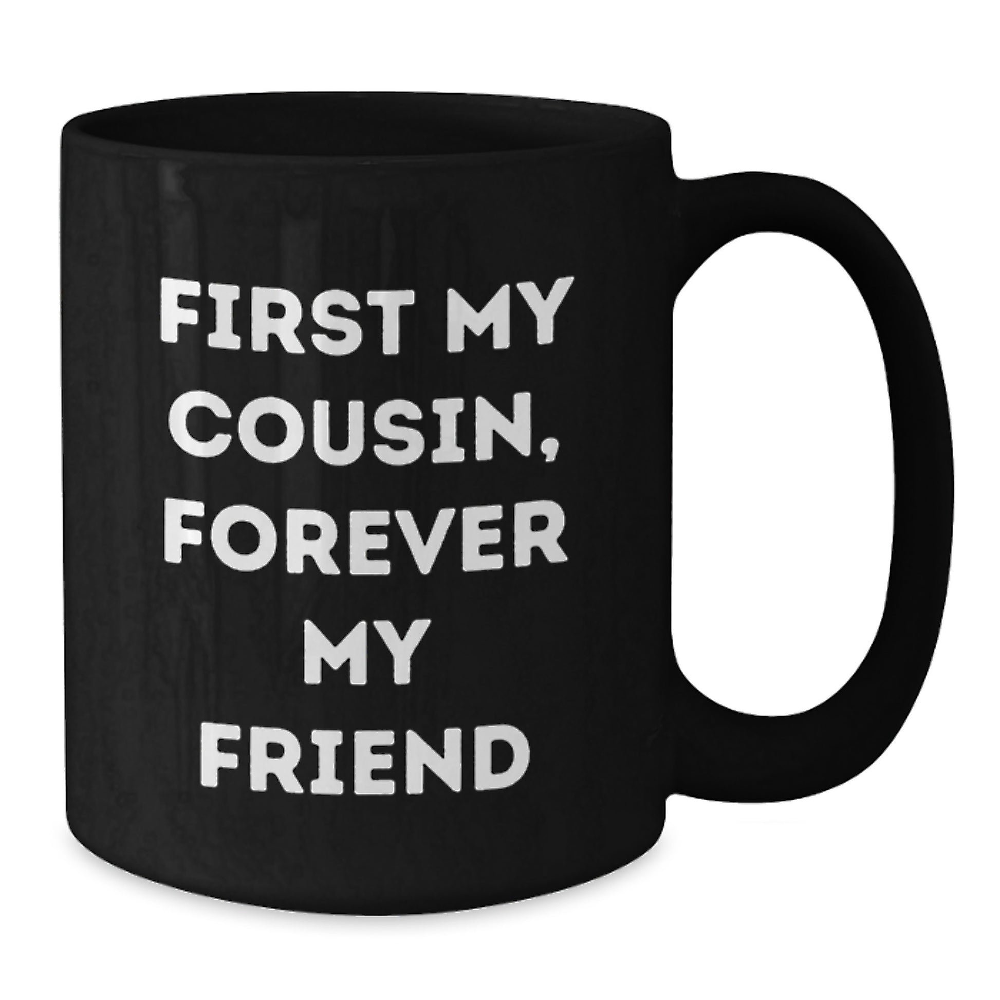 Funny Cousin Quotes Black Coffee Mugs Gifts from Men to Women Cousin on Christmas - Additional