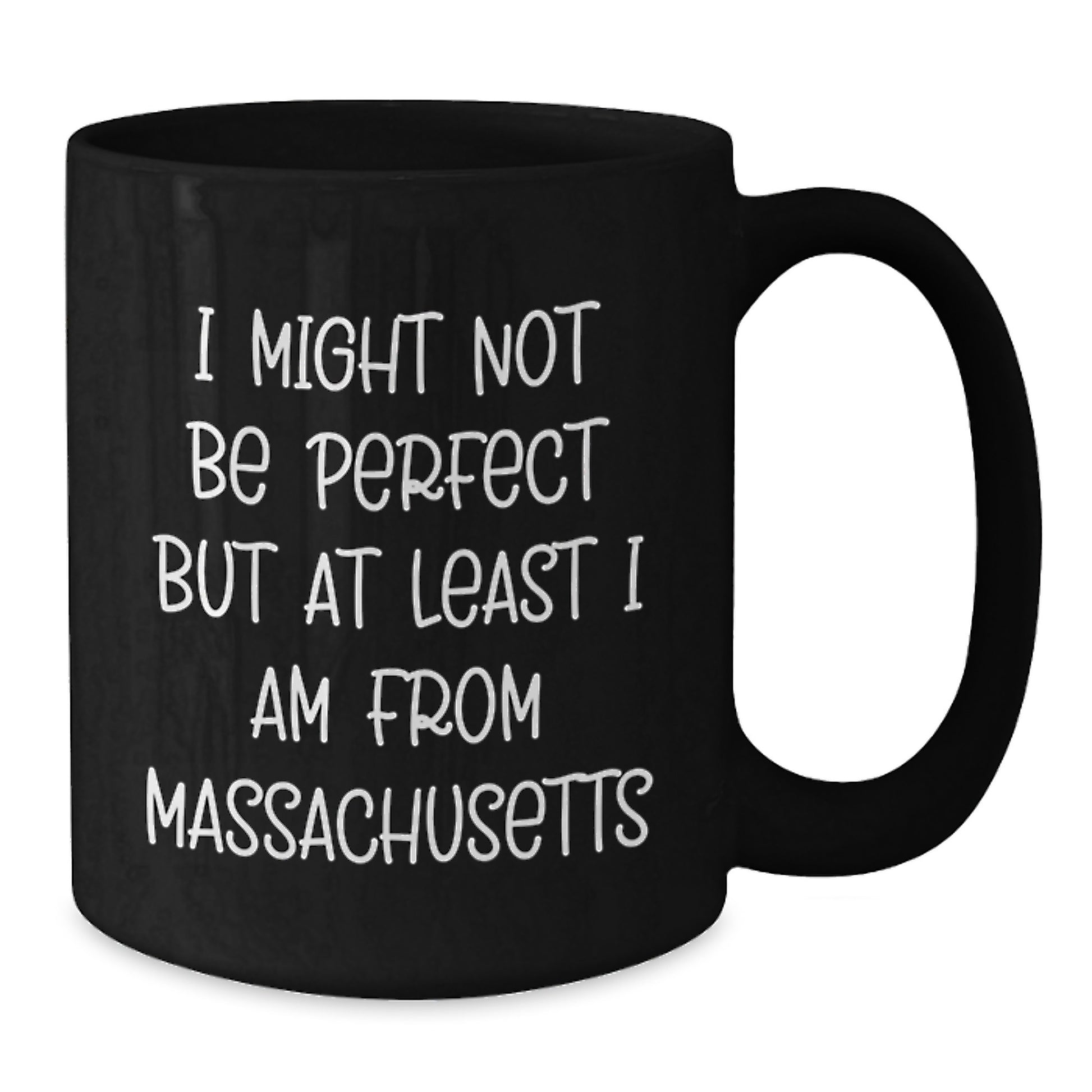 Funny Massachusetts Gifts from Friends, Unique Christmas Unique Gifts for Men, Women from Massachusetts, Black Coffee Mug - Additional