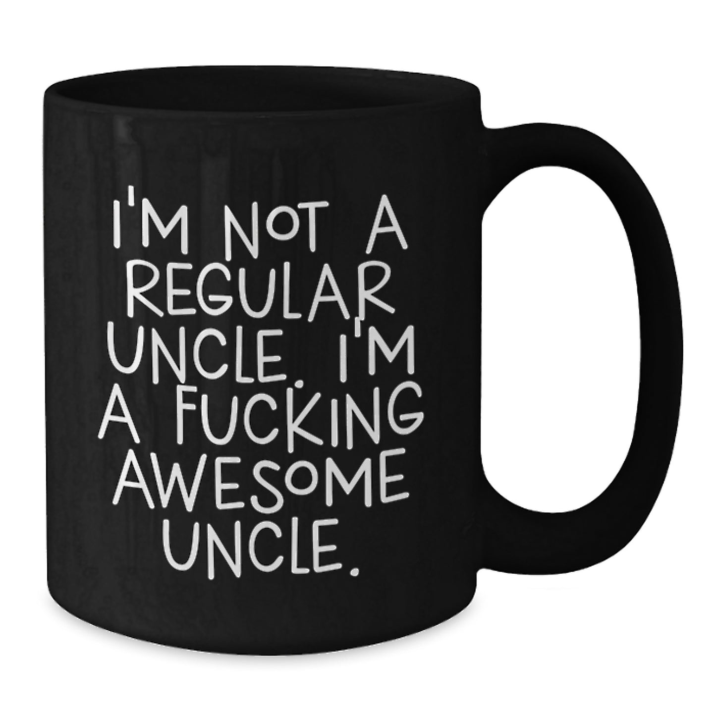Funny Uncle Gifts from Men to Uncle, Black Coffee Mug for Awesome Uncle, Christmas Unique Gifts - Additional