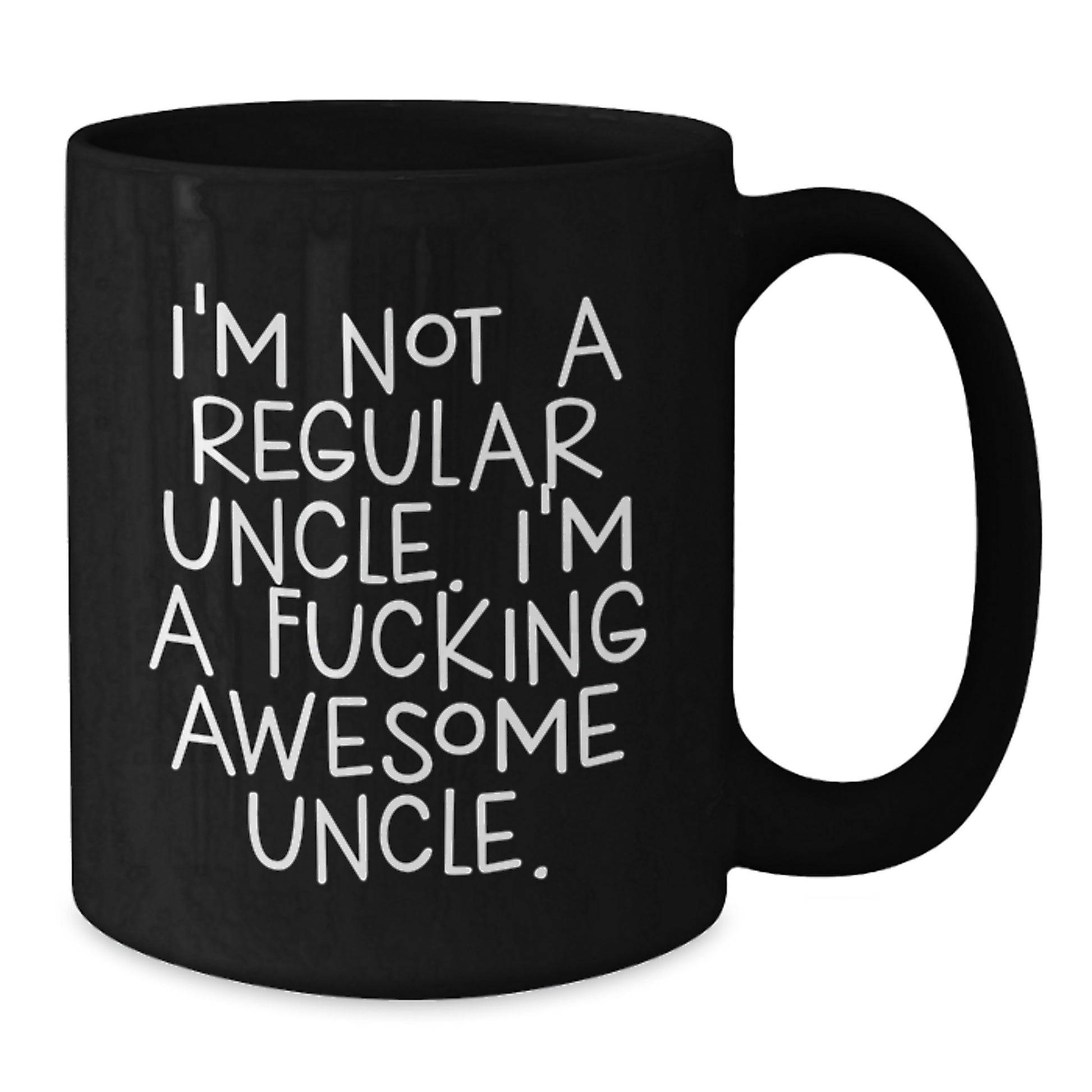 Funny Uncle Gifts from Men to Uncle, Black Coffee Mug for Awesome Uncle, Christmas Unique Gifts - Additional