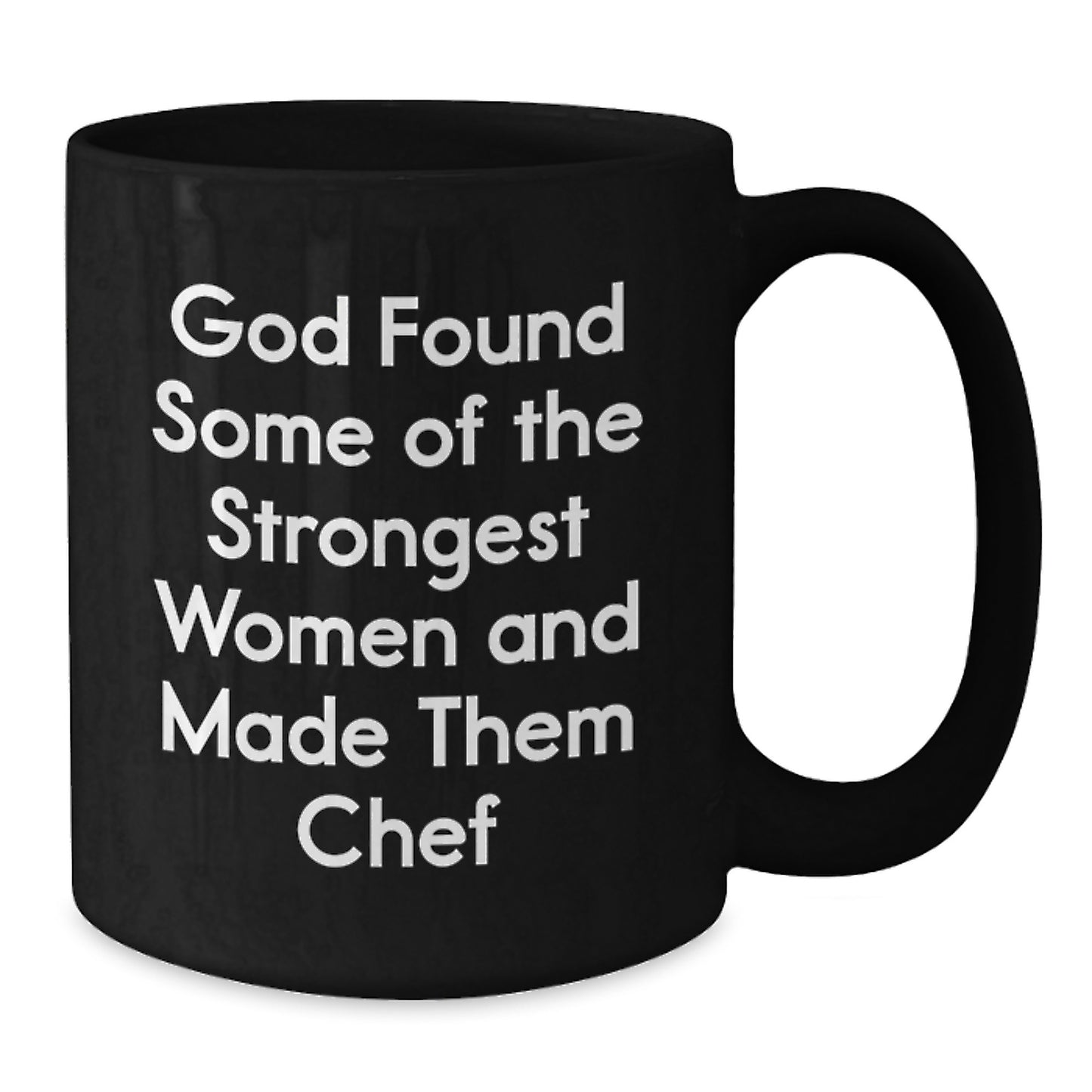 Funny Chef Quotes Black Coffee Mug Gifts for Men from Friends, Christmas Unique Gift Ideas for Chef Lovers, Black Ceramic Mug with 11oz or 15oz Capacity, Microwave and Dishwasher Safe - Additional