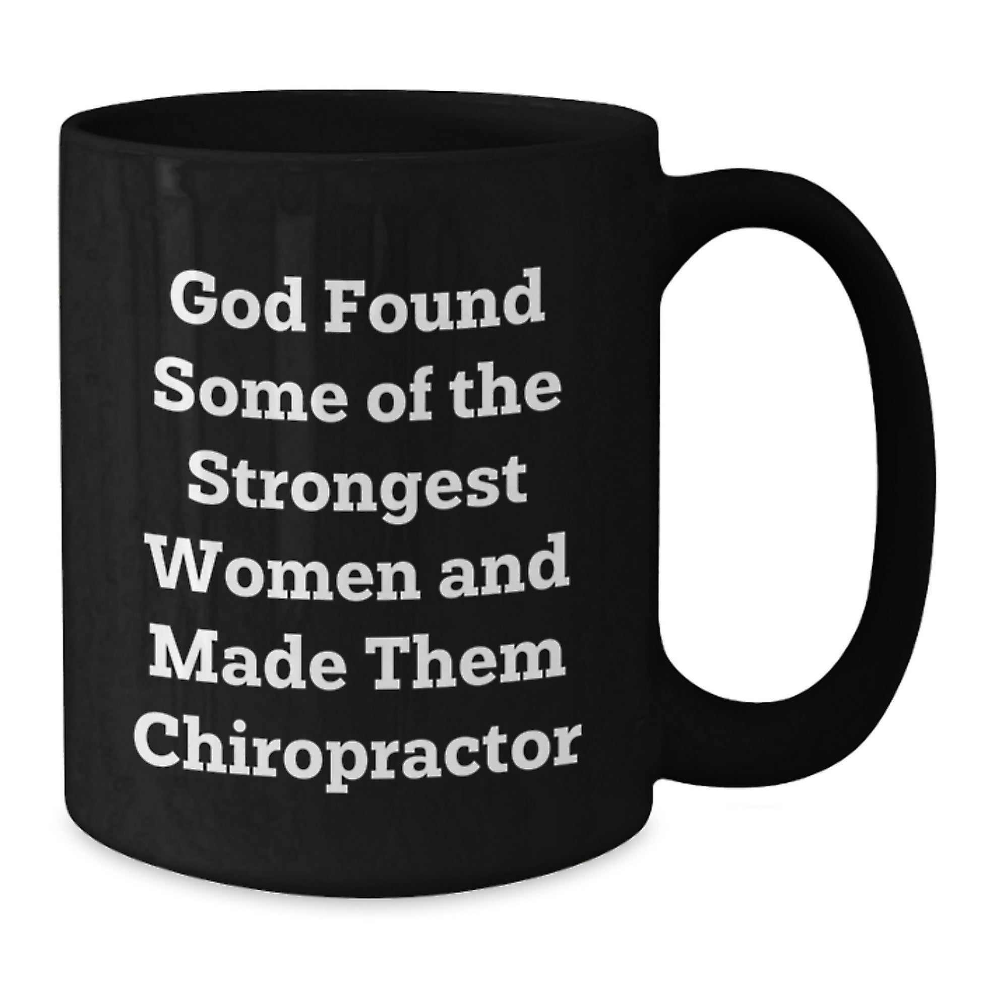 Funny Chiropractor Gifts from Men to Women Chiropractor Black Coffee Mug for Christmas Unique Presents - Additional