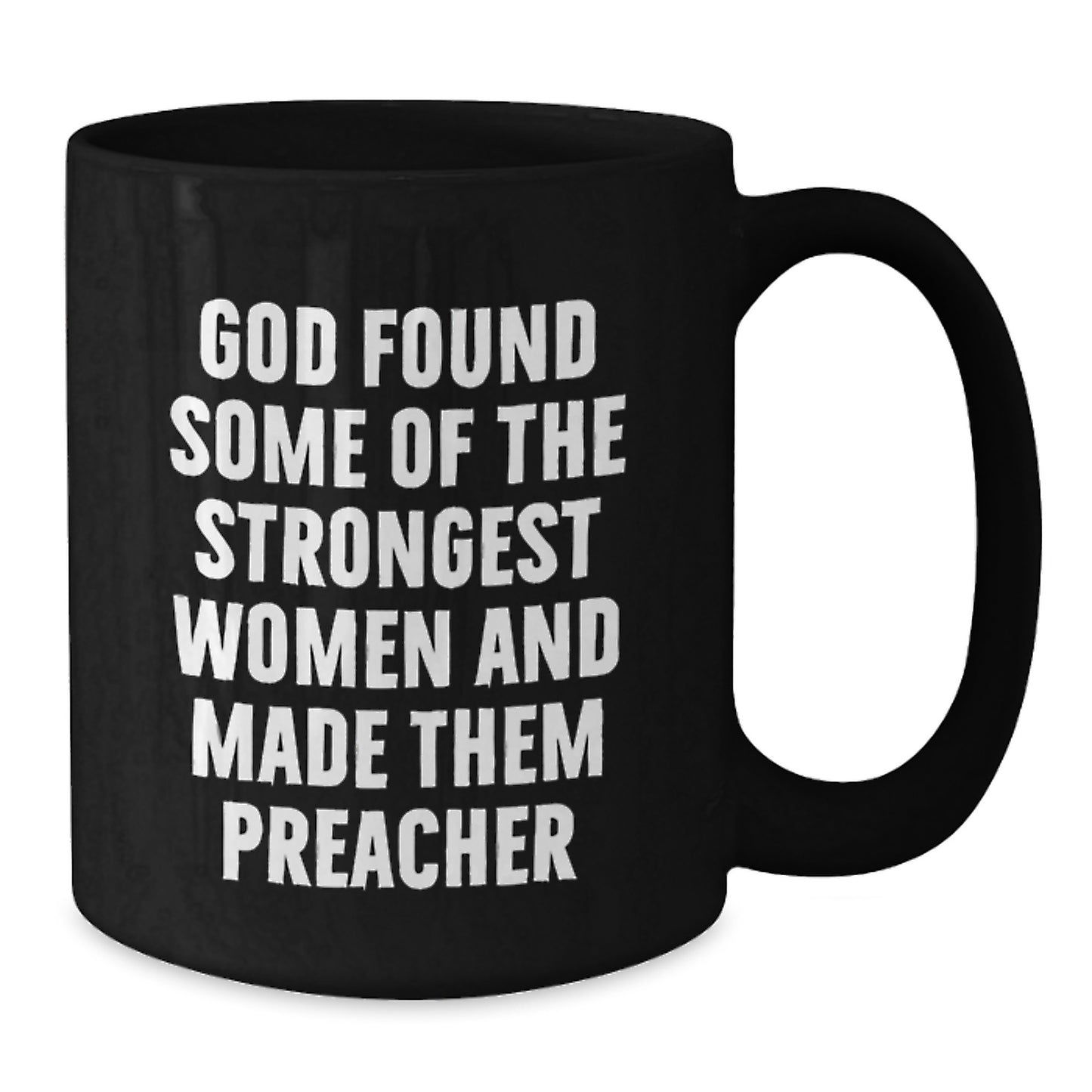 Funny Preacher Quotes Black Coffee Mug Gifts from Men to Women Friends Coworkers Family Graduation Unique - Additional