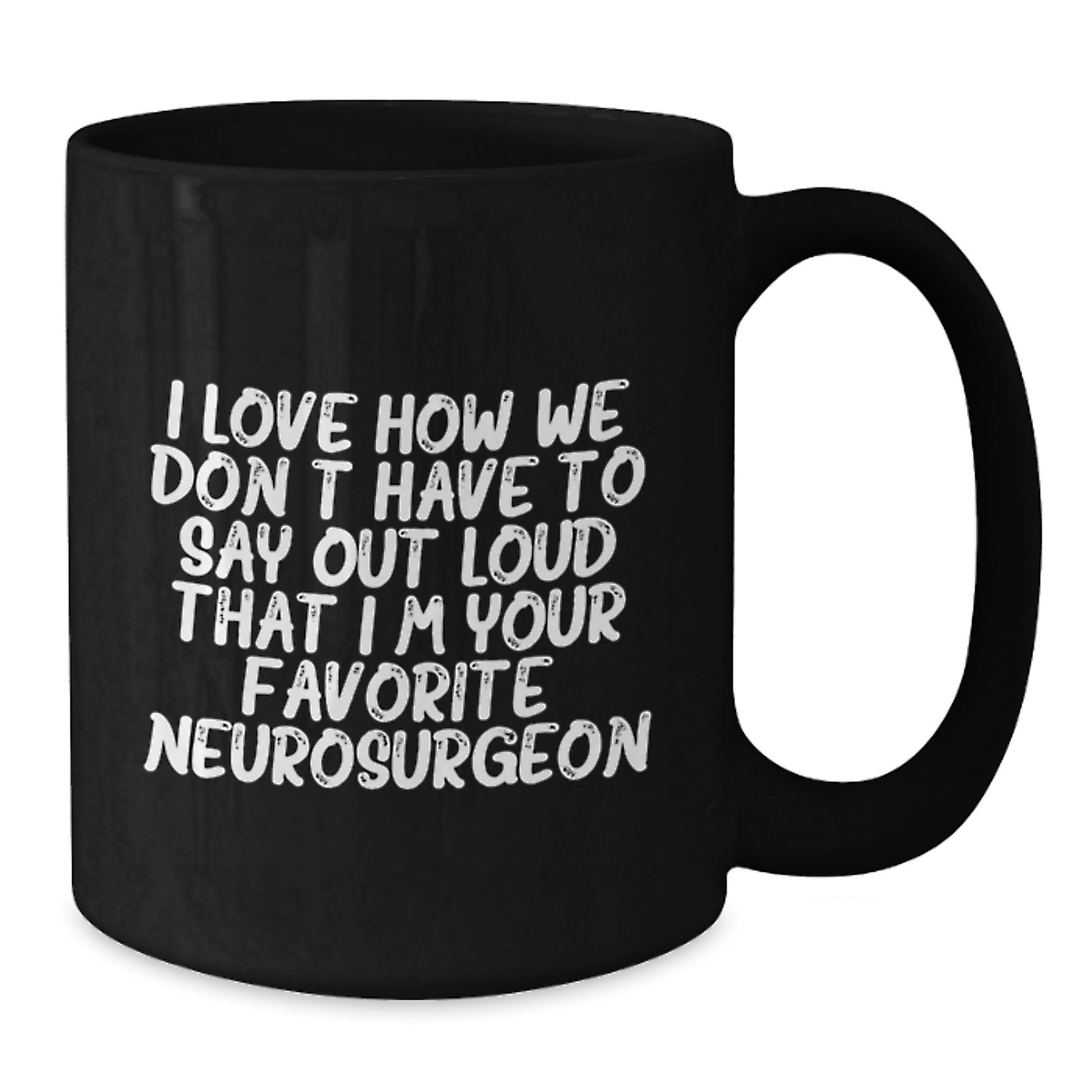 Funny Neurosurgeon Gifts for Him Black Coffee Mug from Friends and Family at Christmas Unique Gifts - Additional