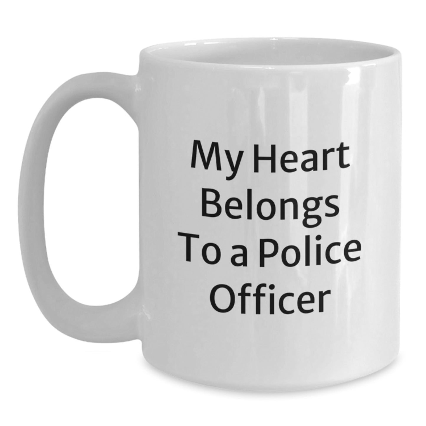 Funny Police Officer White Coffee Mug Gifts from Family for Men and Women Christmas Unique Ideas - Main