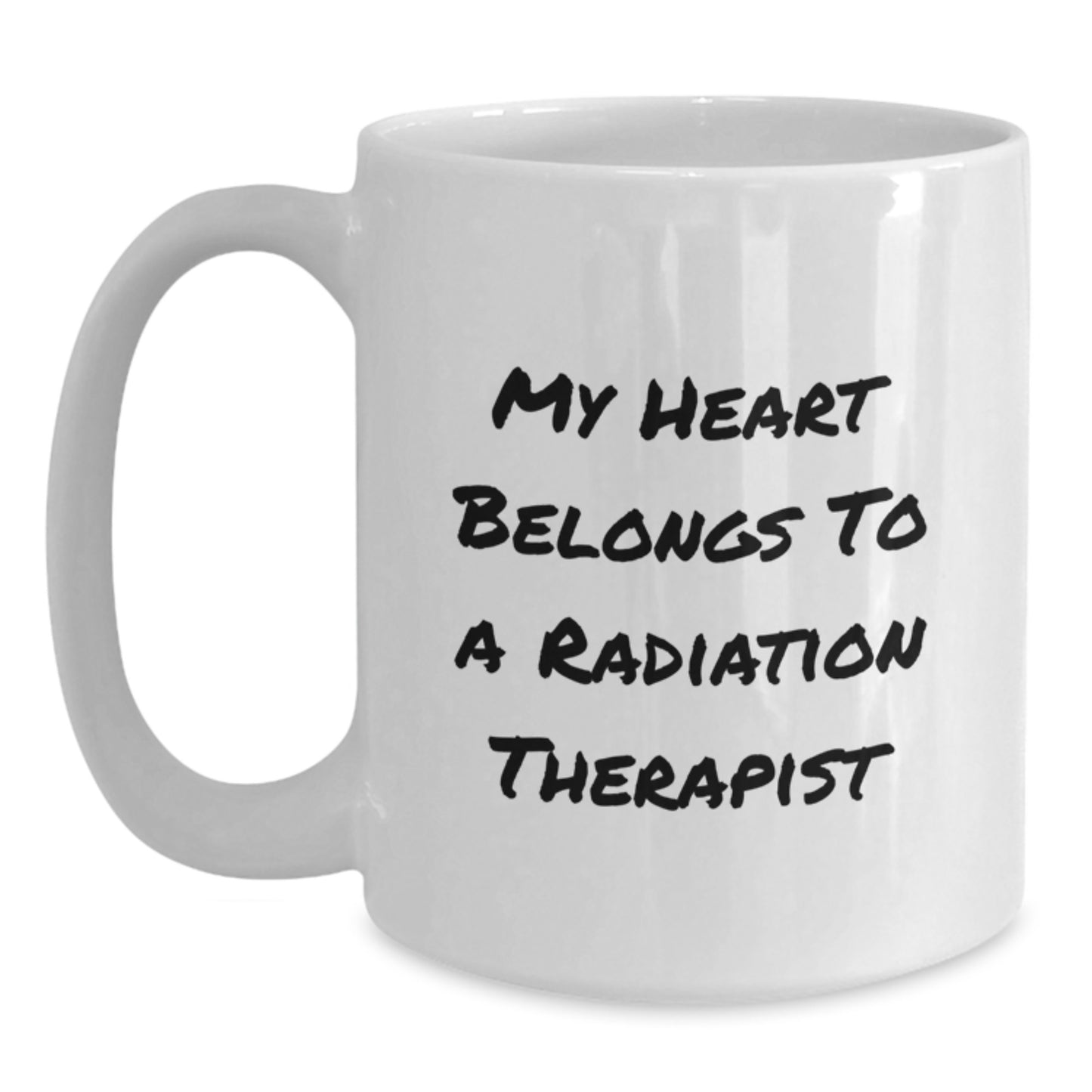Funny Quotes for Radiation Therapist Gifts from Men on Christmas Unique Gifts Ideas White Ceramic 11oz or 15oz Coffee Mugs for Women Friends Coworkers Family - Main