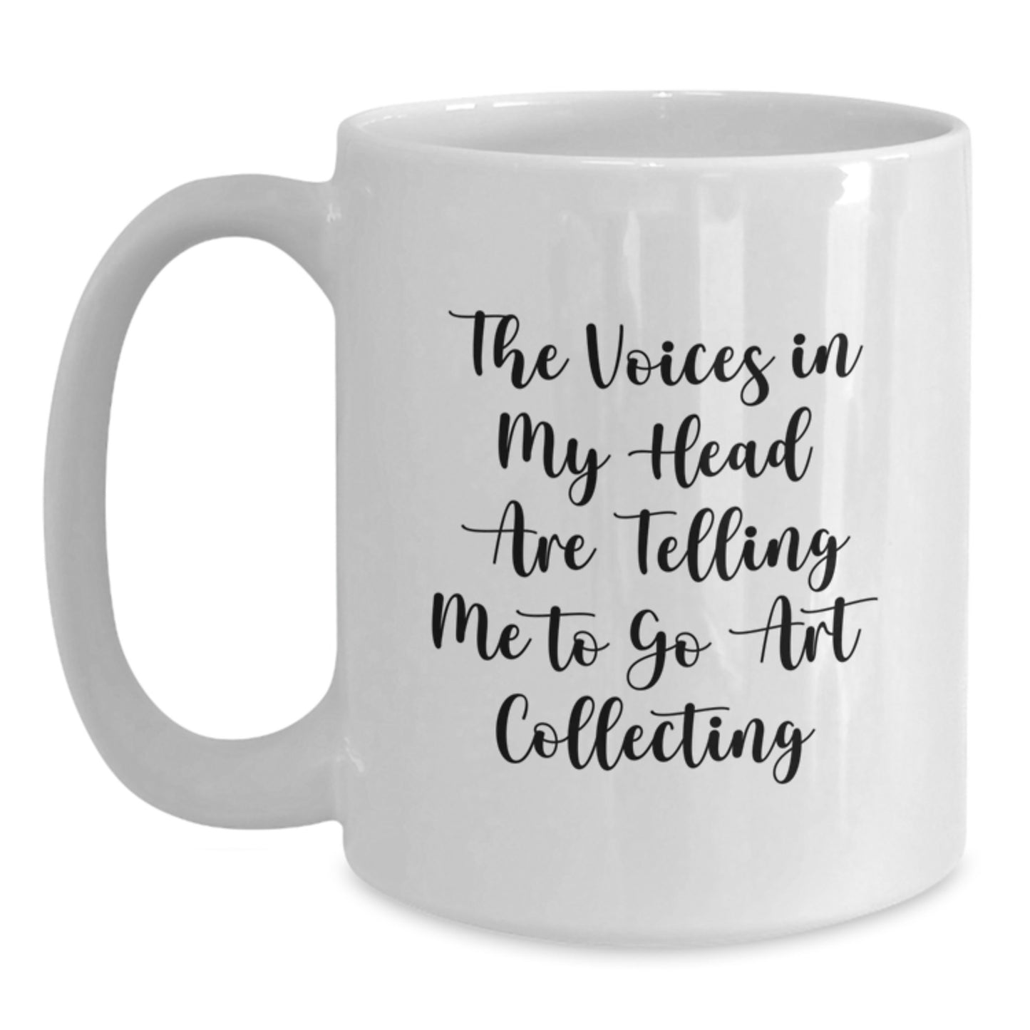 Funny Art Collecting Mugs for Friends, Unique White Coffee Mug Gifts from Women to Art Collecting Lovers - Main