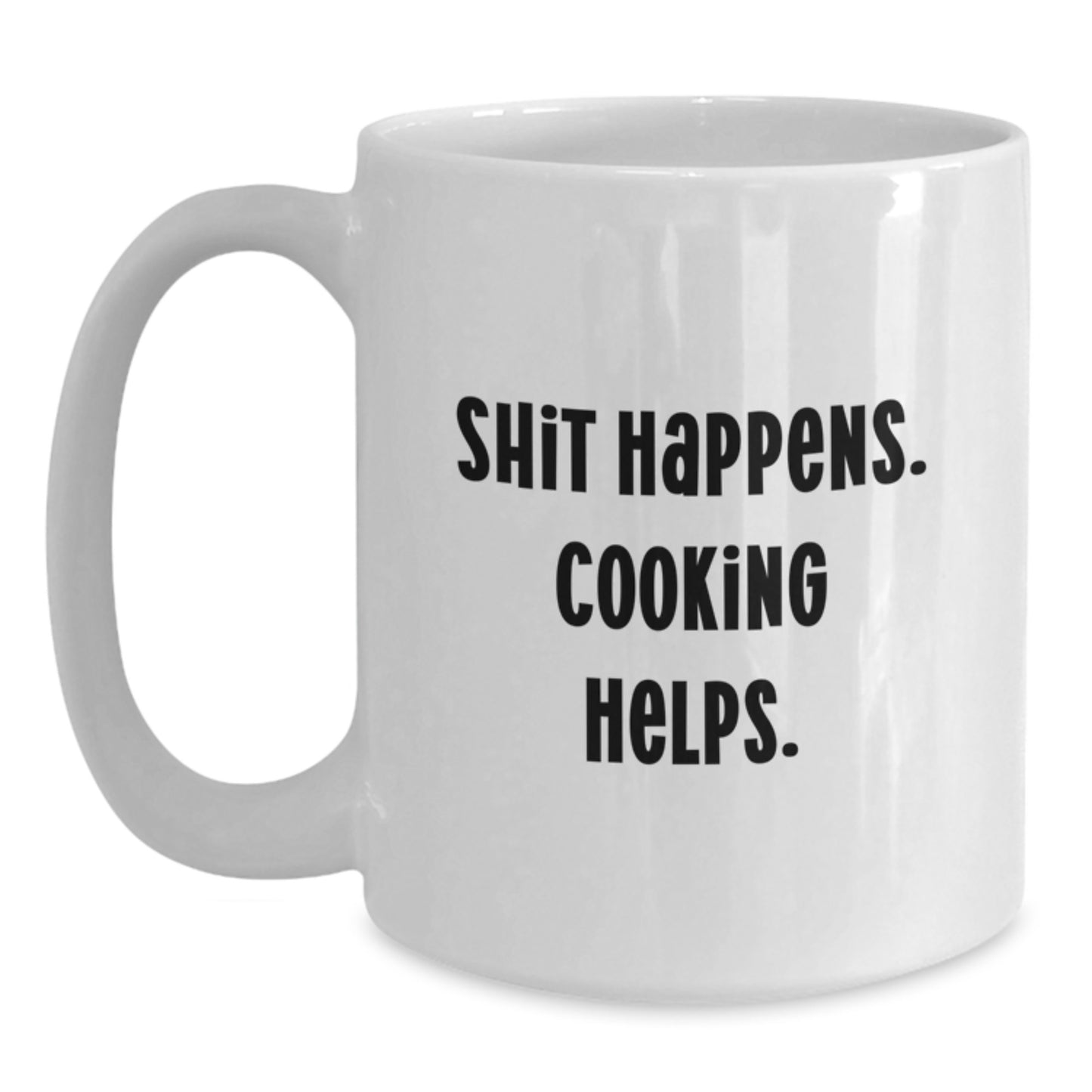 Funny Cooking White Coffee Mug Gifts from Men to Cooking Enthusiasts, Christmas Unique Gifts for Friends, Women, or Family Members - Main
