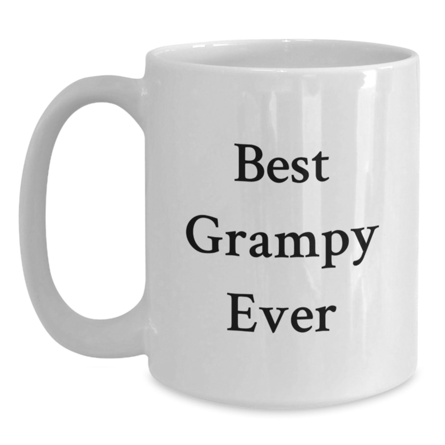 Funny Grampy Gifts for Men, Christmas Unique Gifts from Grampy, White Coffee Mug with Best Grampy Ever Quote - Main