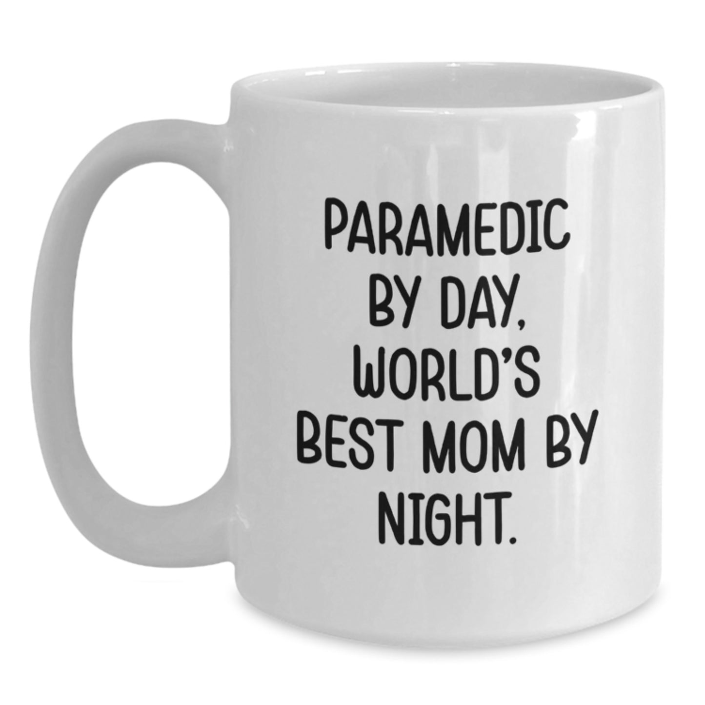 Funny Rescue Worker Gifts for Men, Rescue Worker White Coffee Mug, Rescue Worker By Day, World's Best Mom Gifts from Family, Unique Christmas Unique Gifts for Rescue Workers - Main