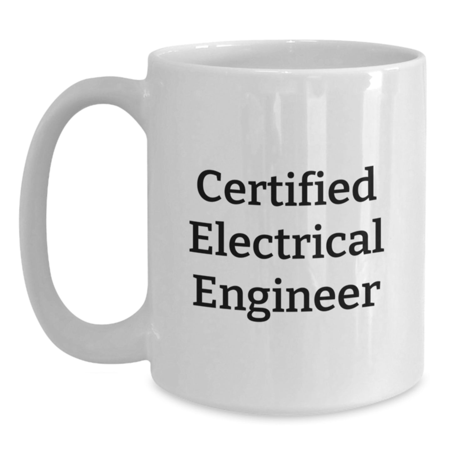 Funny Electrical Engineer Gifts from Family for Him - 'I'm not a morning person, but I'll drink coffee all day' White Coffee Mug, Graduation Unique Gifts - Main