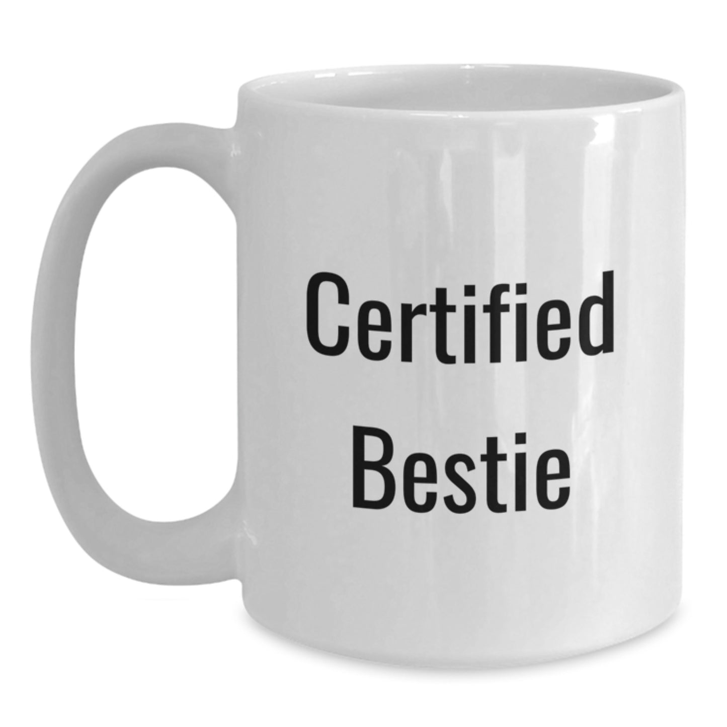 Funny Bestie Gifts for Christmas - Gift from Bestie for Women Men Friends Family - White Coffee Mug Quote 'You're My Bestie', 'Bestie Gifts' - Main