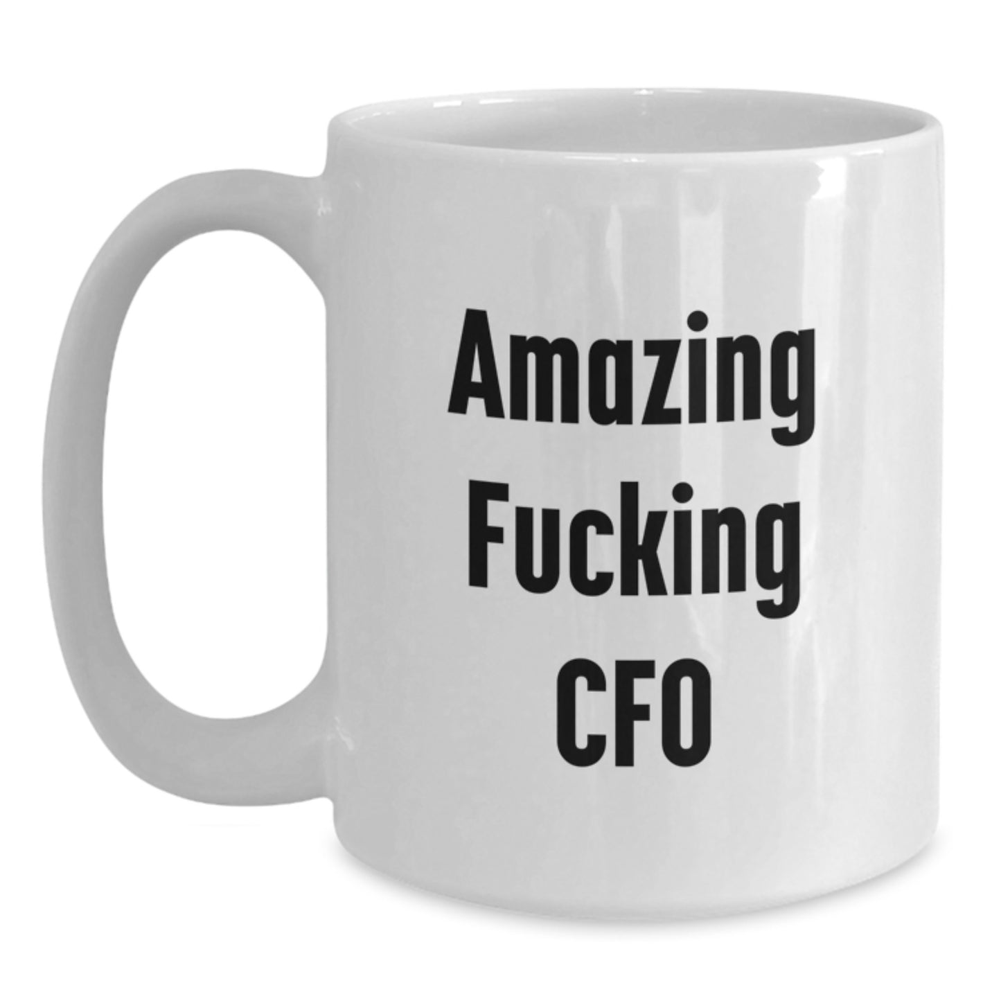 Funny Gifts for CFO, Unique White Coffee Mugs, CFO Christmas Unique Gifts from Friends - Main