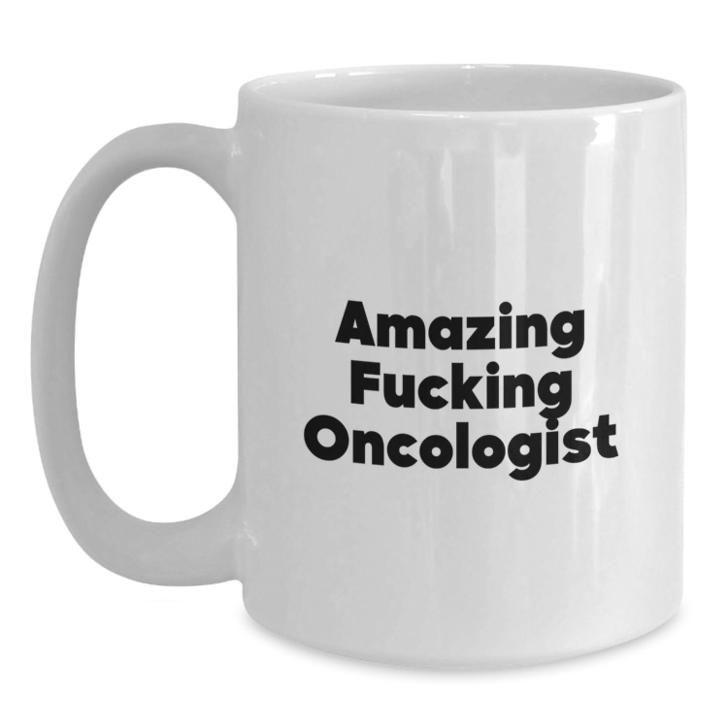 Funny Oncologist Gifts from Friends for Oncologist, White Coffee Mug Christmas Unique - Main