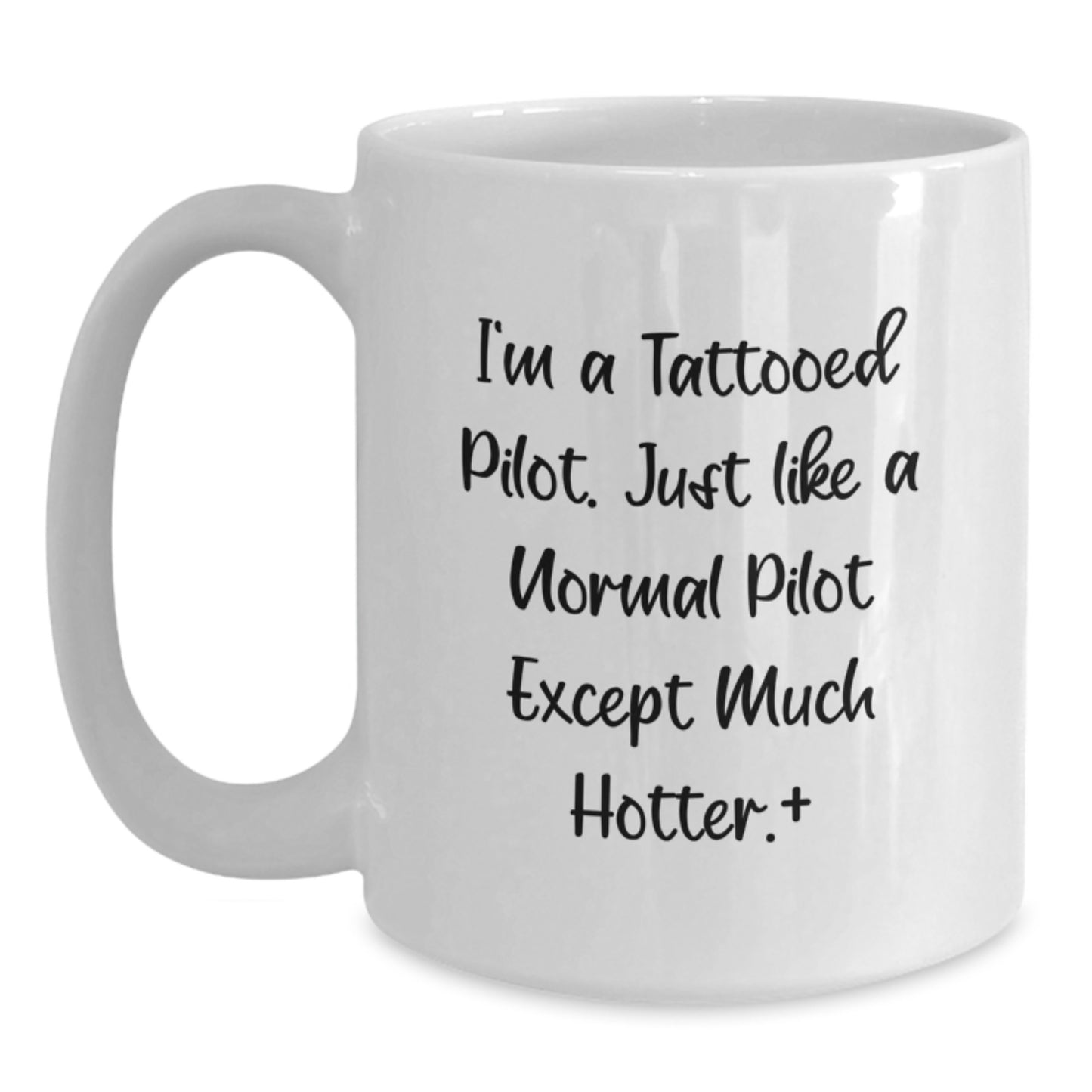 Funny Pilot Gifts for Men, White Coffee Mug, Unique Christmas Memorable Presents from Friends for Lovable Pilot Enthusiasts - Main