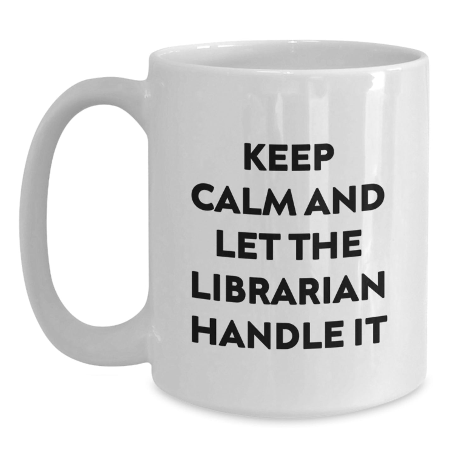 Funny Librarian White Coffee Mugs Gifts from Friends for Librarian Christmas Unique - Main