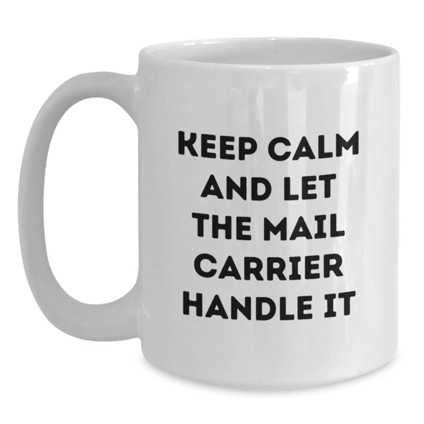 Funny Mail Carrier Gifts from Friends for Mail Carrier, White Coffee Mug, Christmas Unique - Main