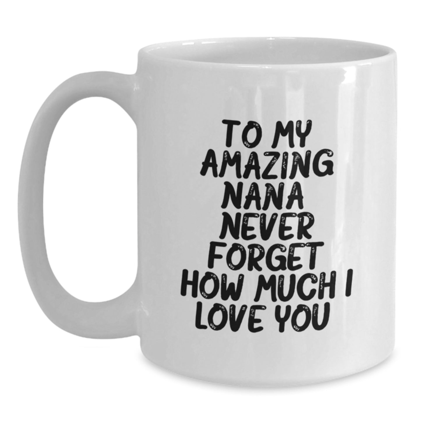 Funny Nana Gifts for Women, White Coffee Mug with 'To My Amazing Nana' Quote, Christmas Unique Gifts from Family - Main