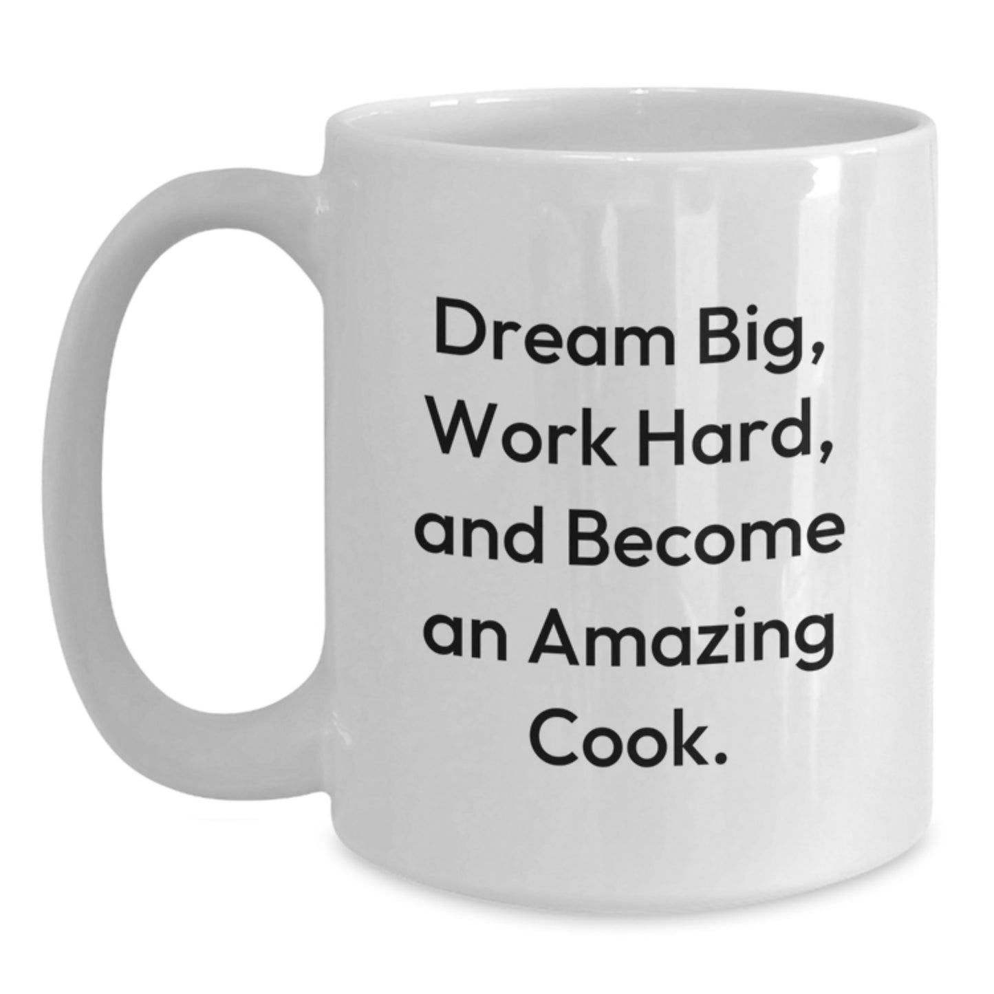 Funny Cook Quote Inspirational Gifts for Men Women Friends Family - White Coffee Mug - Gifts from Men to Cook, Gifts for Cook on Christmas - Main