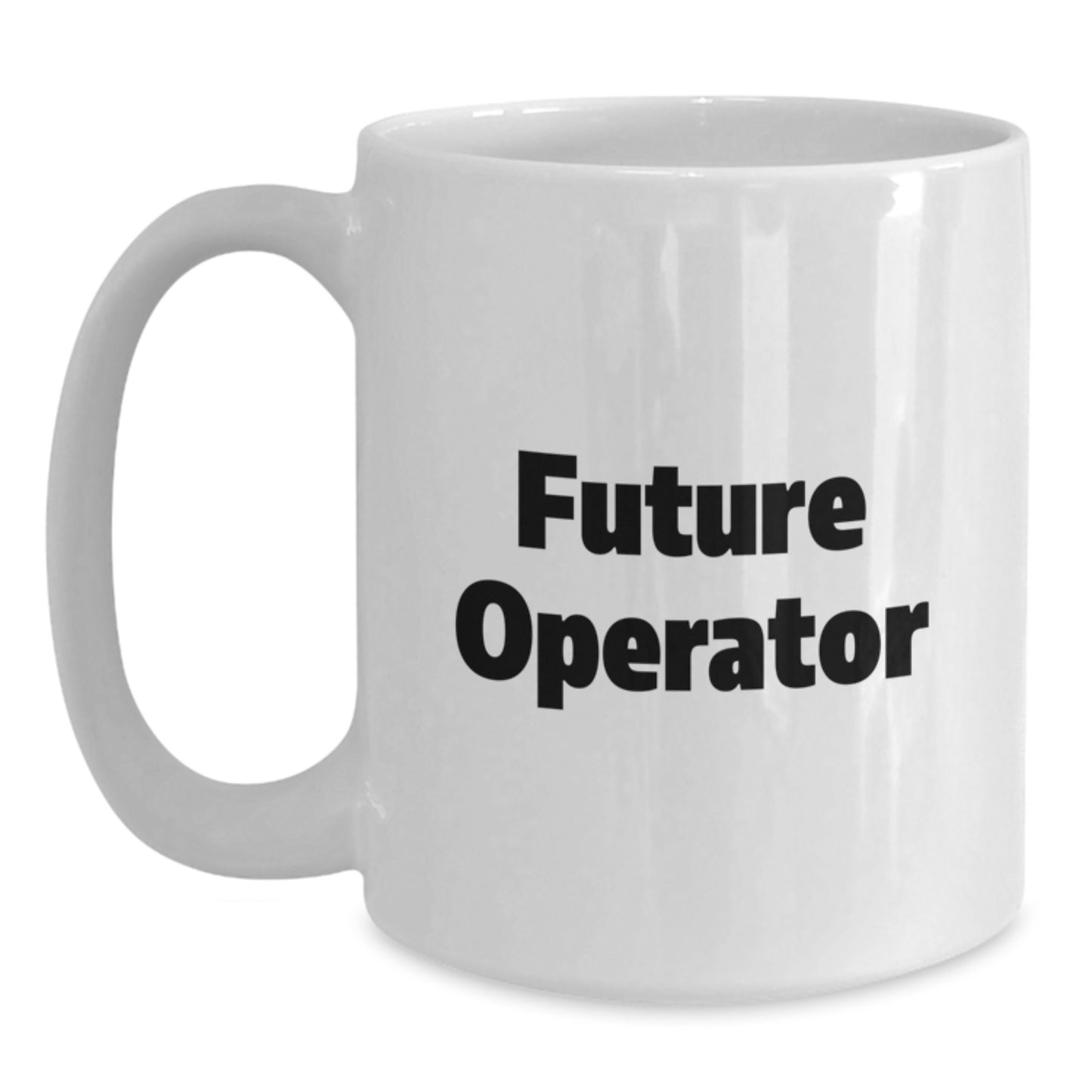 Funny Operator Gifts from Friends White Coffee Mugs for Operator Christmas Unique Presents - Main