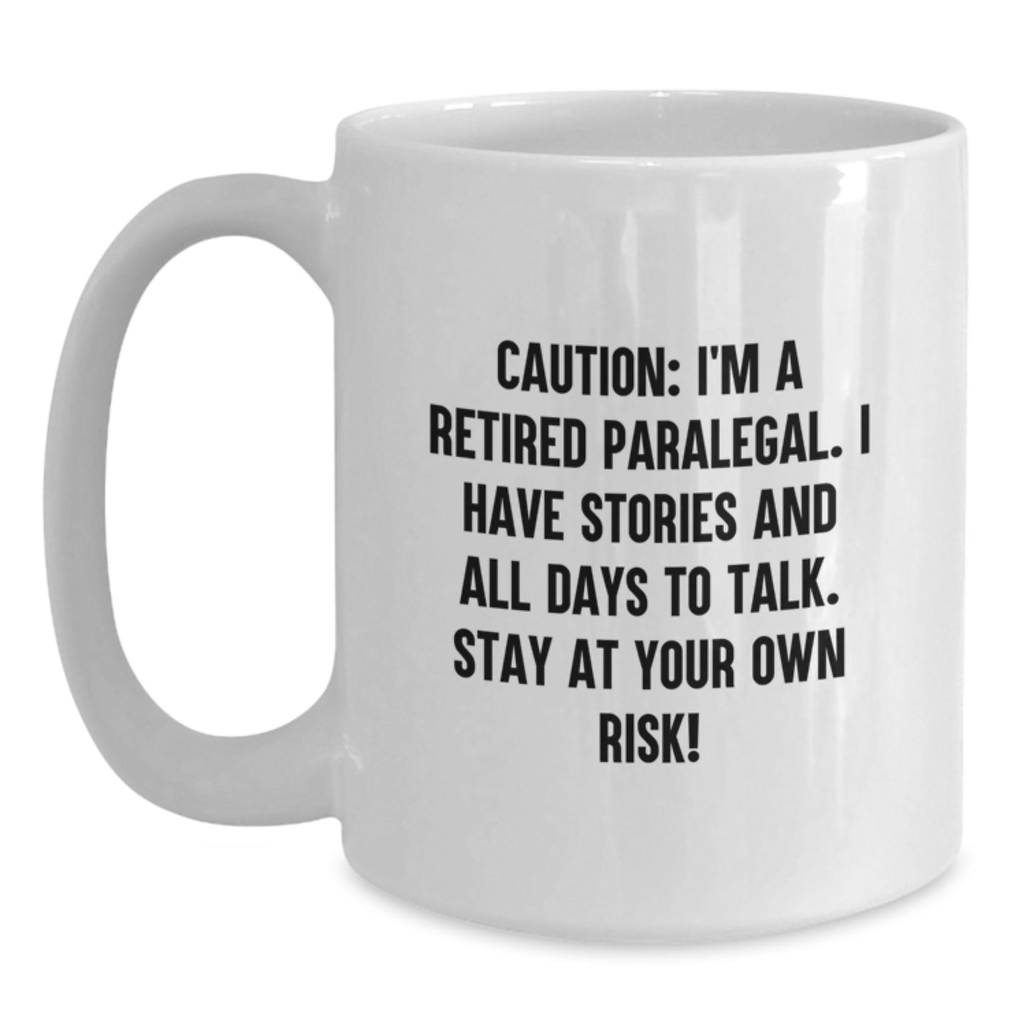 Funny Paralegal Gifts from Friends Christmas Unique Paralegal White Coffee Mugs - Main