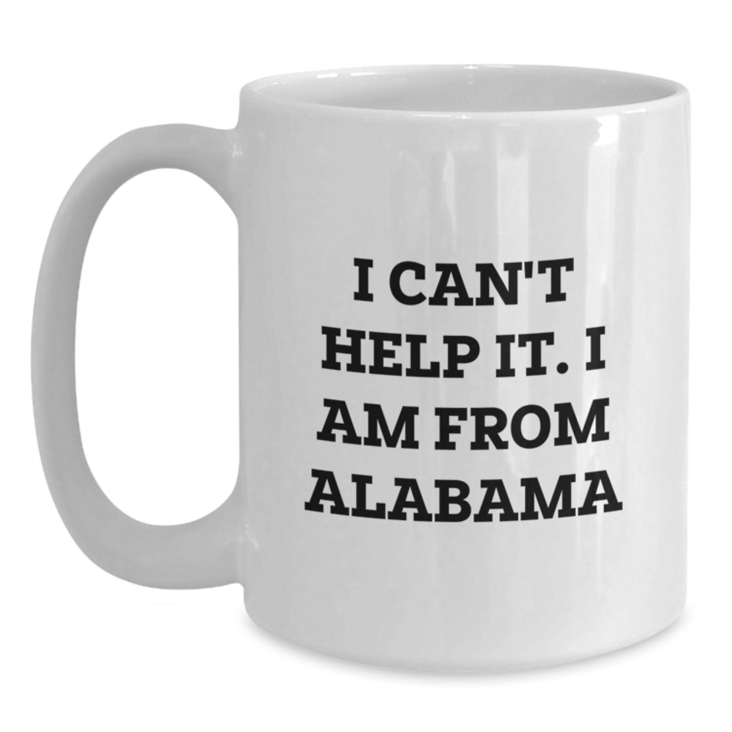 Funny Alabama White Coffee Mug Gifts from Friends and Family for Men Women Christmas Unique Presents - Main