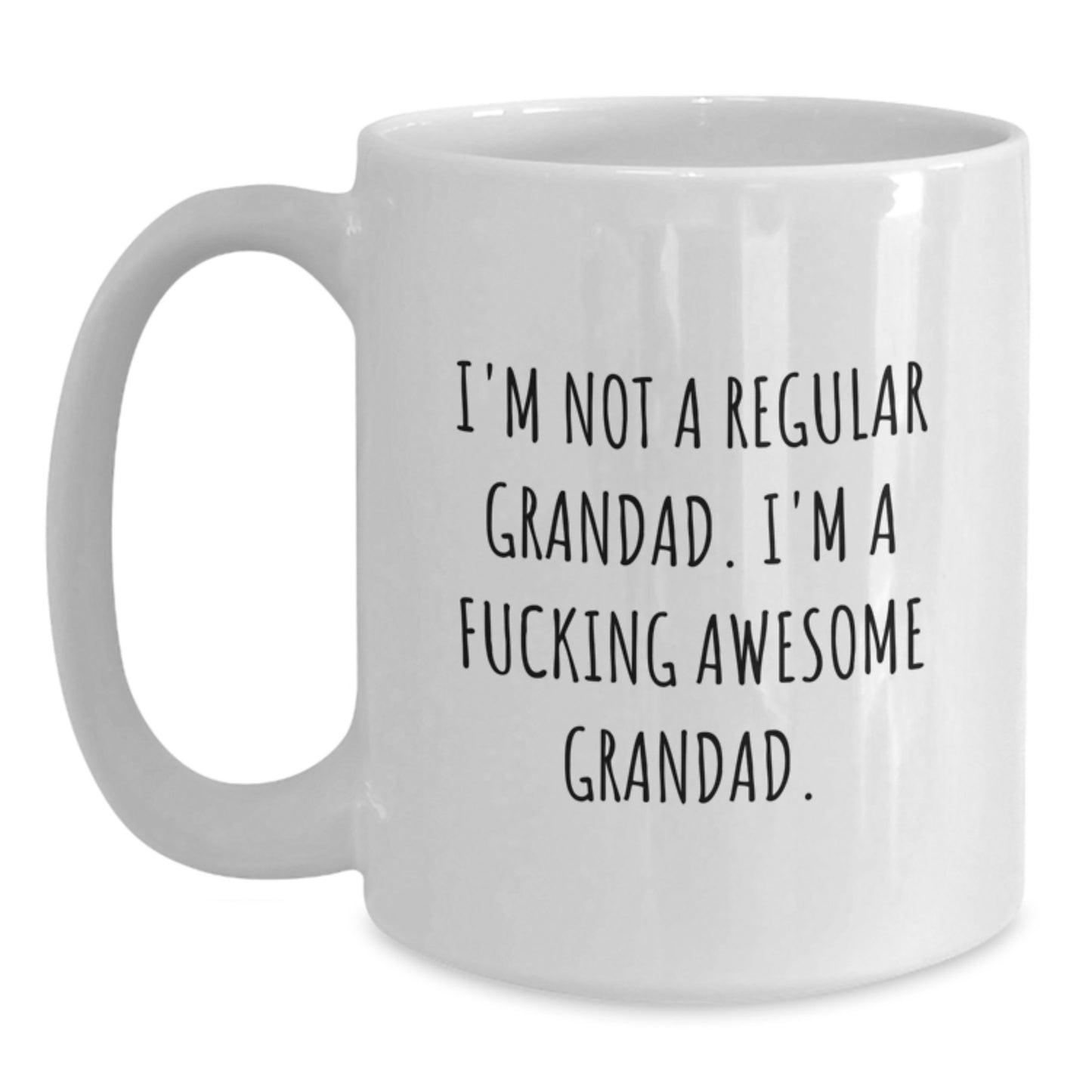 Funny Grandad White Coffee Mugs Gifts from Men for Grandad Christmas Unique Mugs - Main