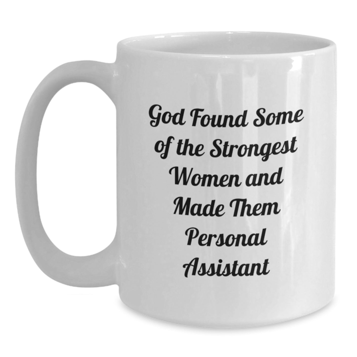 Funny Personal Assistant Gifts from Men to Women - White Coffee Mug for Christmas Unique Presents - Main