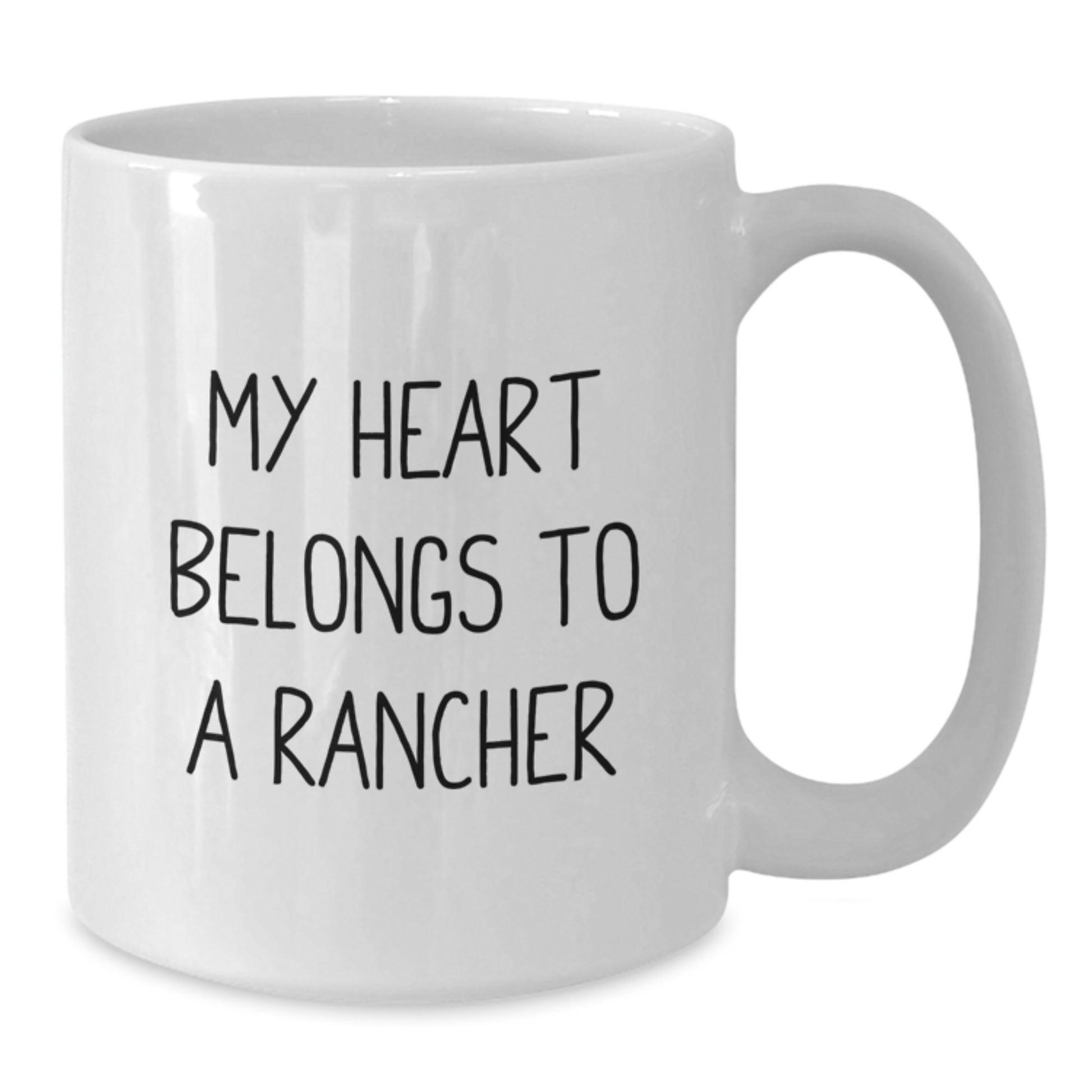 Funny Rancher Quotes Gifts from Men to Rancher Friends at Christmas Unique White Coffee Mug - Additional
