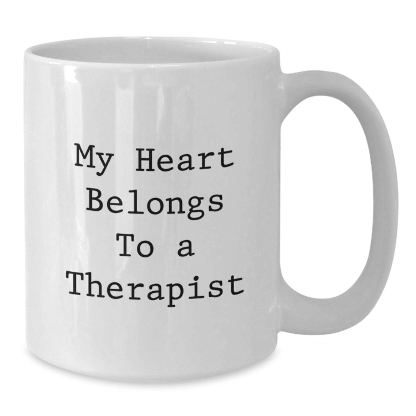 Funny Gifts from Men to Therapists, My Heart Belongs To A Therapist Christmas Unique Gifts for Therapists - Additional