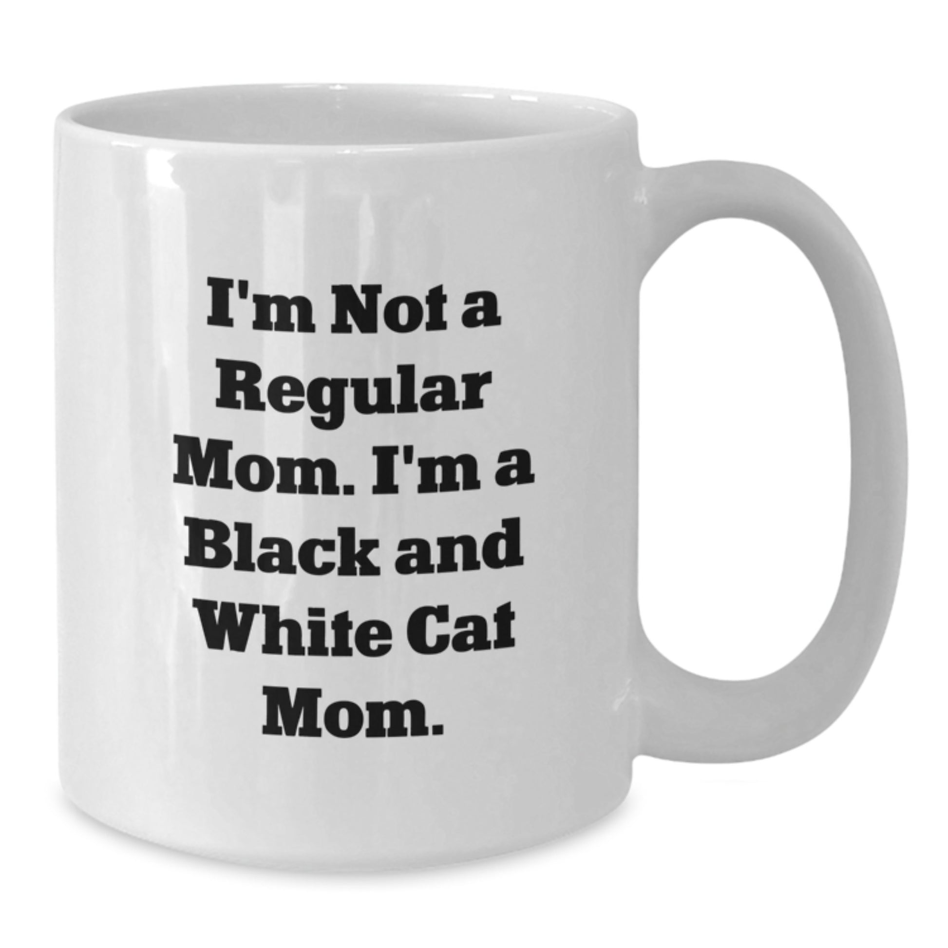 Funny Black and White Cat Mom Gifts from Mom to Black and White Cat Lovers for Graduation Unique Gifts - Additional