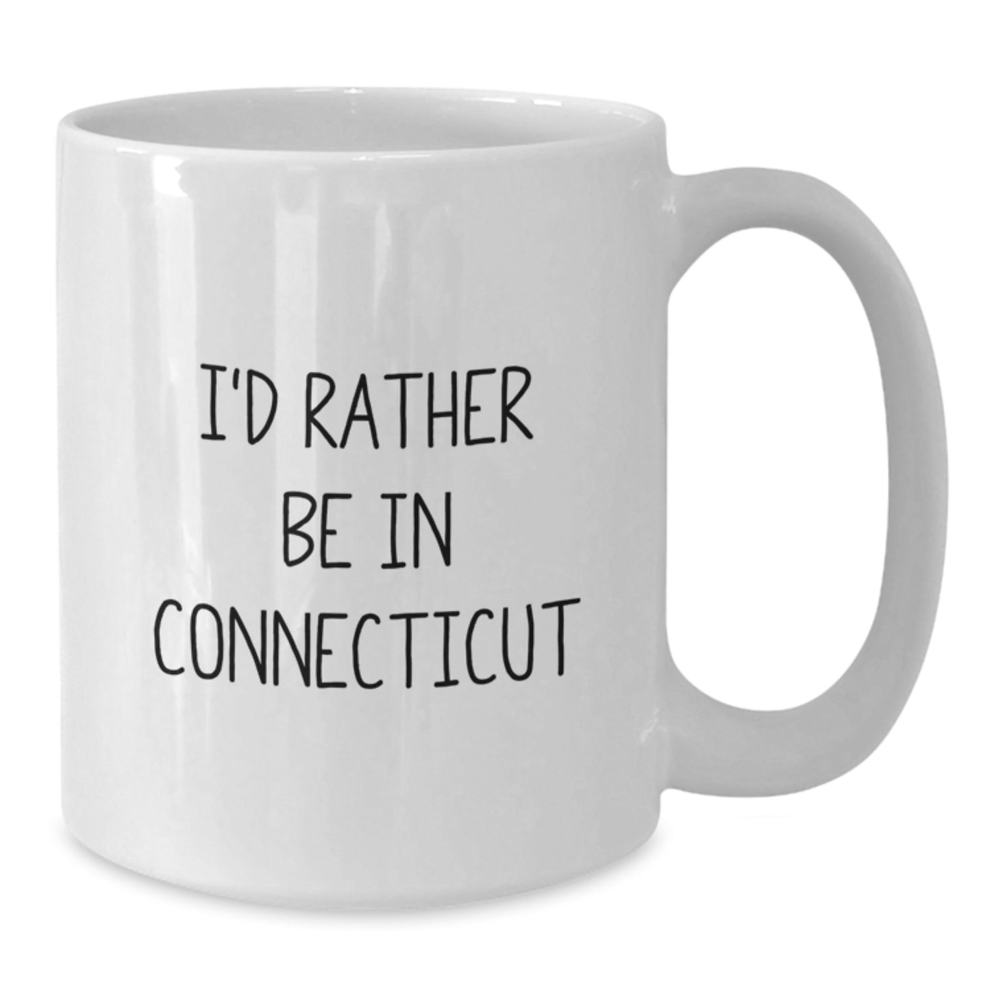 Funny Gifts from Friends for Connecticut Lovers, White Coffee Mug, Perfect for Christmas Morning - Additional