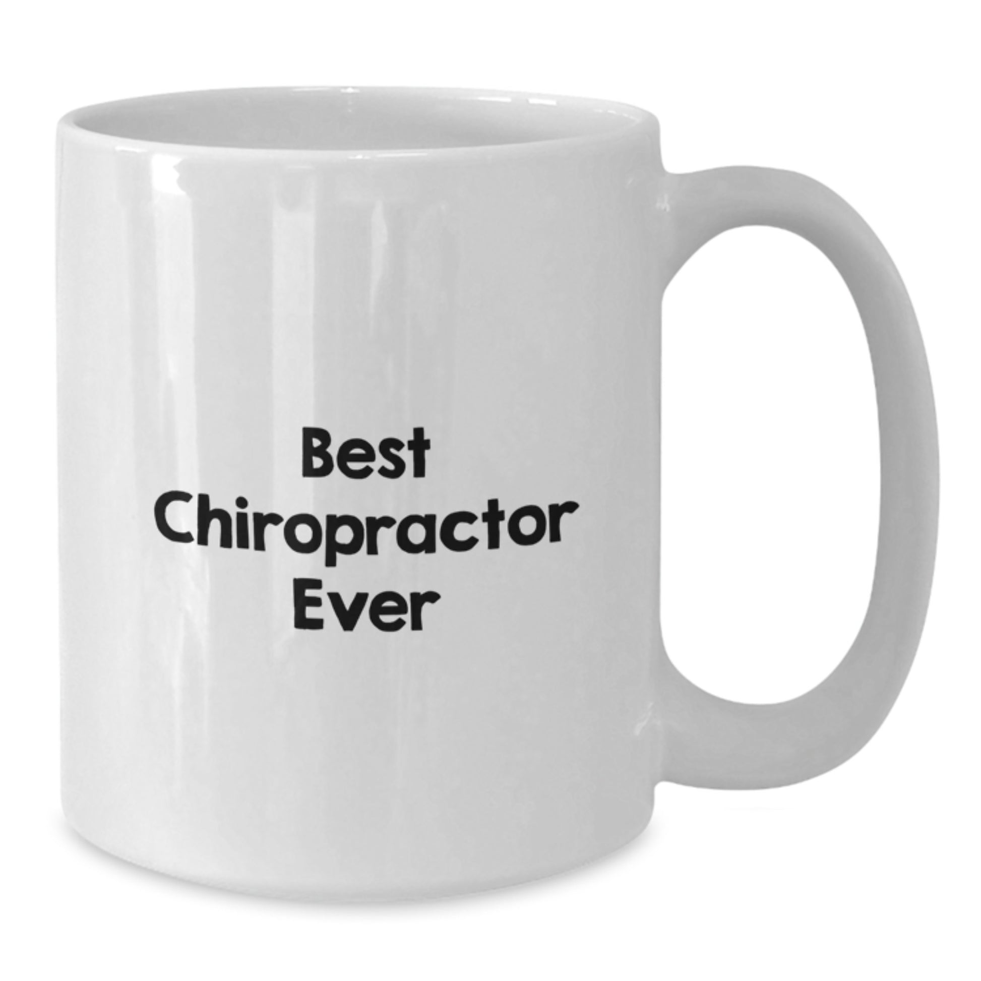 Funny Chiropractor Gifts for Him, White Coffee Mug, Best Chiropractor Ever Quote, Christmas Unique Presents from Friends to Chiropractor - Additional