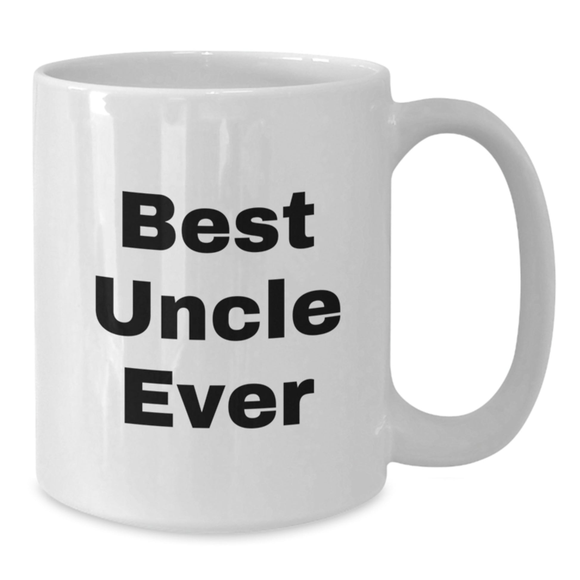 Funny Uncle Gifts for Him, Best Uncle Ever White Coffee Mug, Birthday Unique Gifts from Family, Friends, or Coworkers to Uncle - Additional