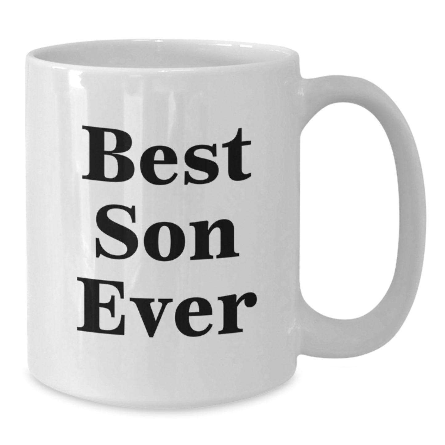 Funny Son Gifts from Mom and Dad, Best Son Ever Coffee Mug for Christmas Unique Gifts, White Ceramic 11oz or 15oz Capacity - Additional