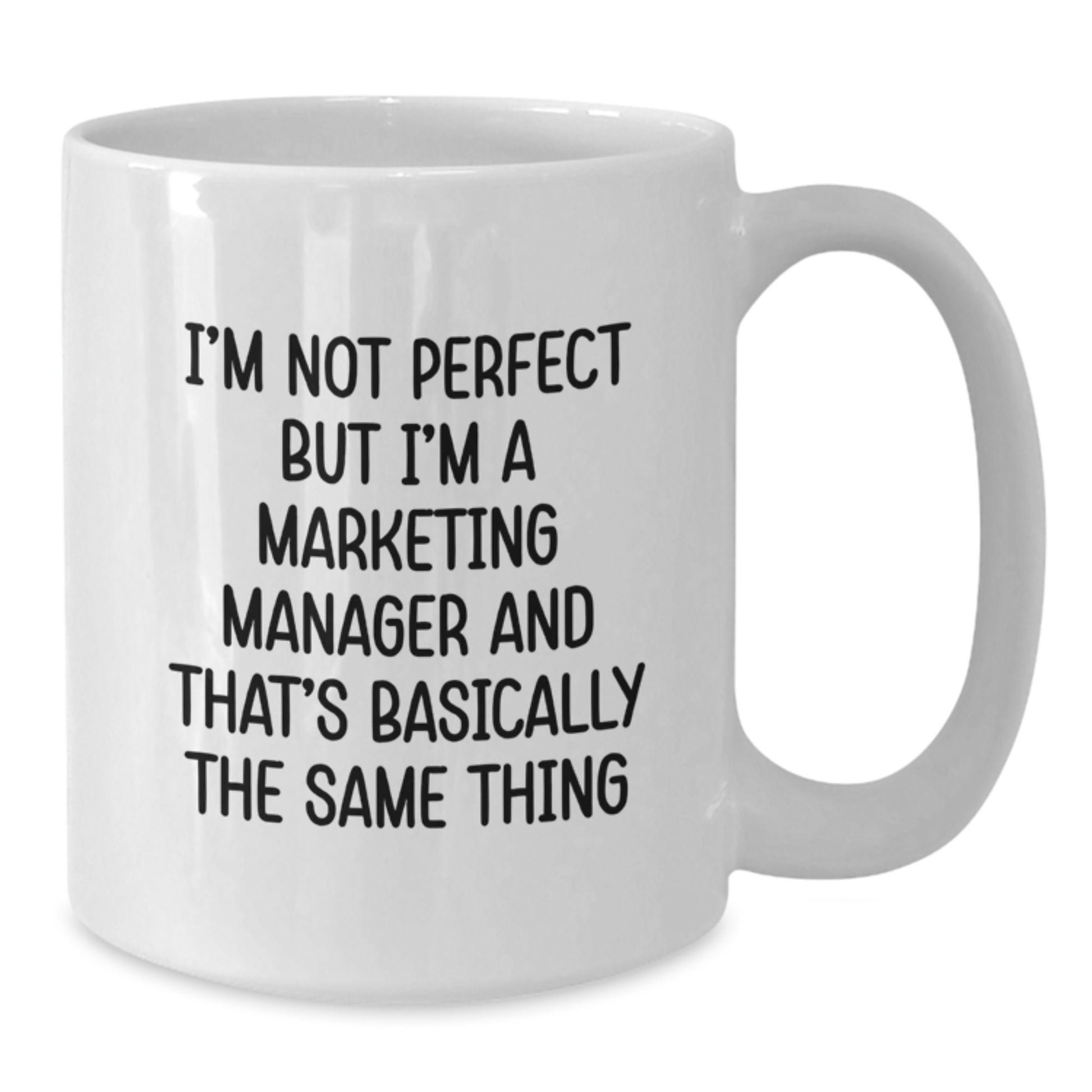 Funny Marketing Manager White Coffee Mug for Christmas Unique Gifts from Friends to Coworkers and Family - Additional