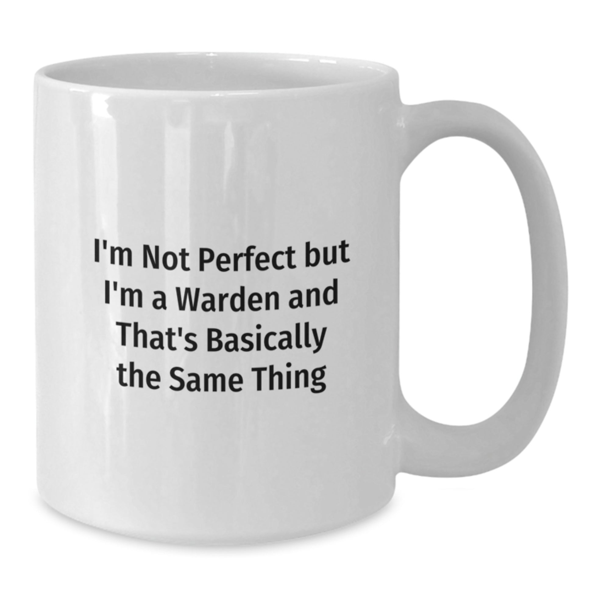 Funny Warden White Coffee Mugs Gifts for Men Warden Friends Christmas Unique Presents from Family - Additional