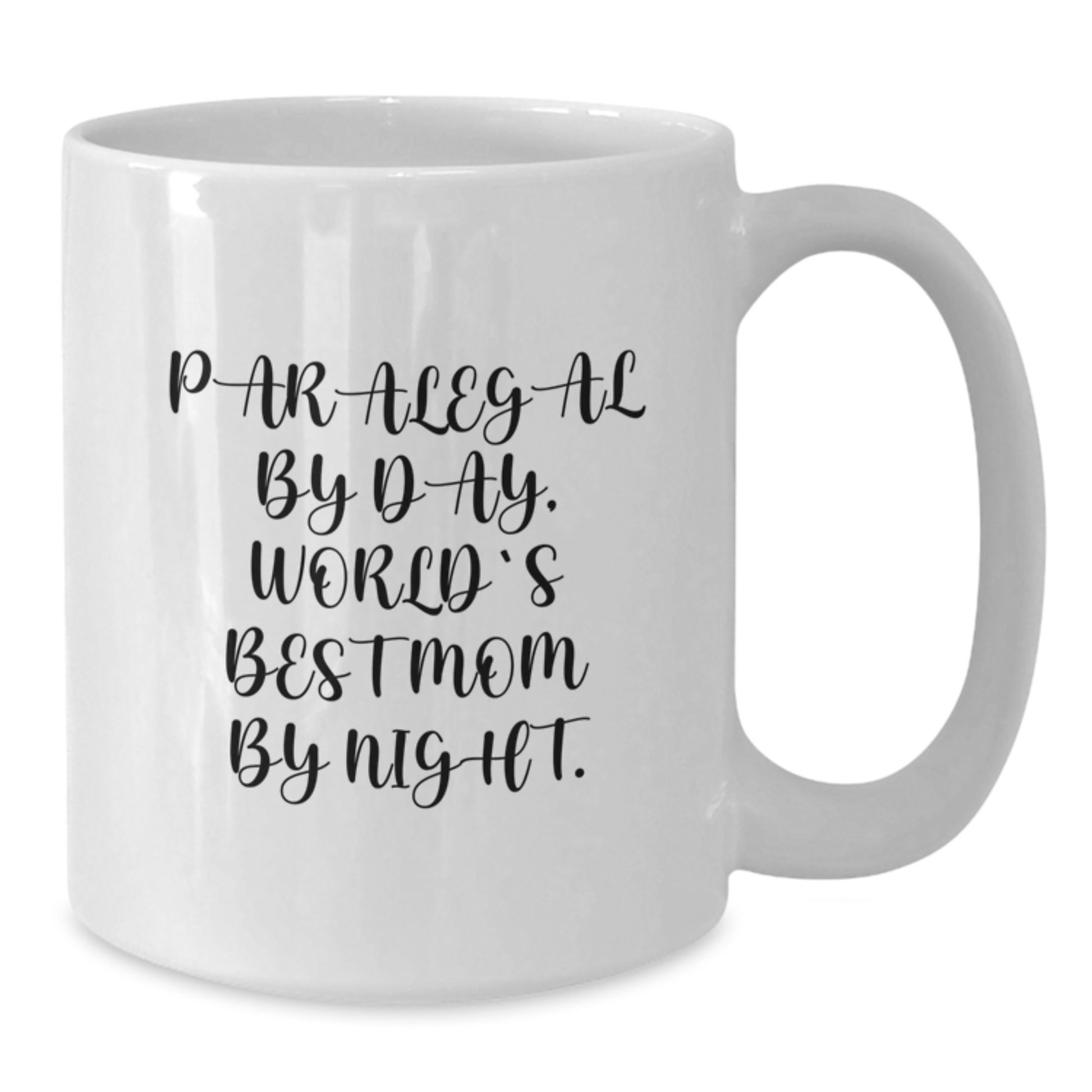 Paralegal Gifts for Christmas, Funny Quote White Coffee Mug, Gifts from Mom to Paralegal Daughter - Additional