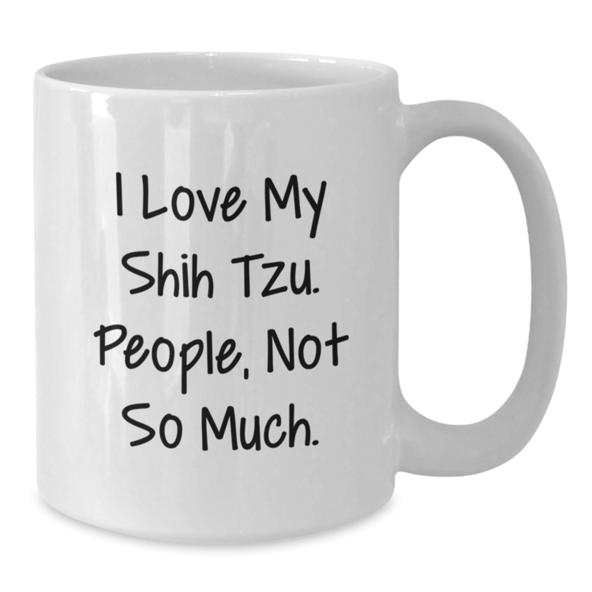 Funny Shih Tzu Dog Lover Gifts from Men to Friends Unique Christmas Memorable Presents for Shih Tzu Dog Enthusiasts White Coffee Mugs - Additional