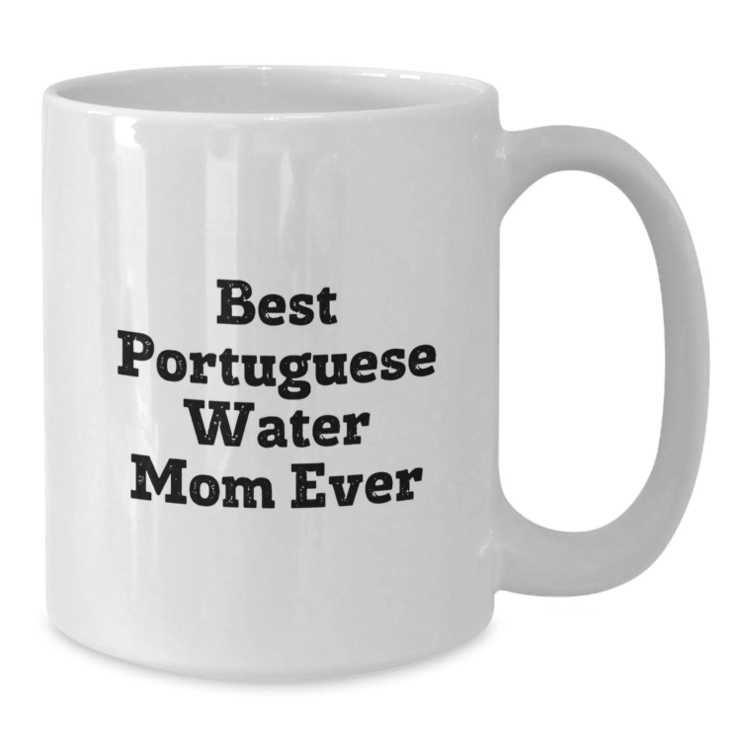 Funny Portuguese Water Dog Mom Gifts from Friends for Portuguese Water Dog Lovers Birthday Unique White Coffee Mugs - Additional