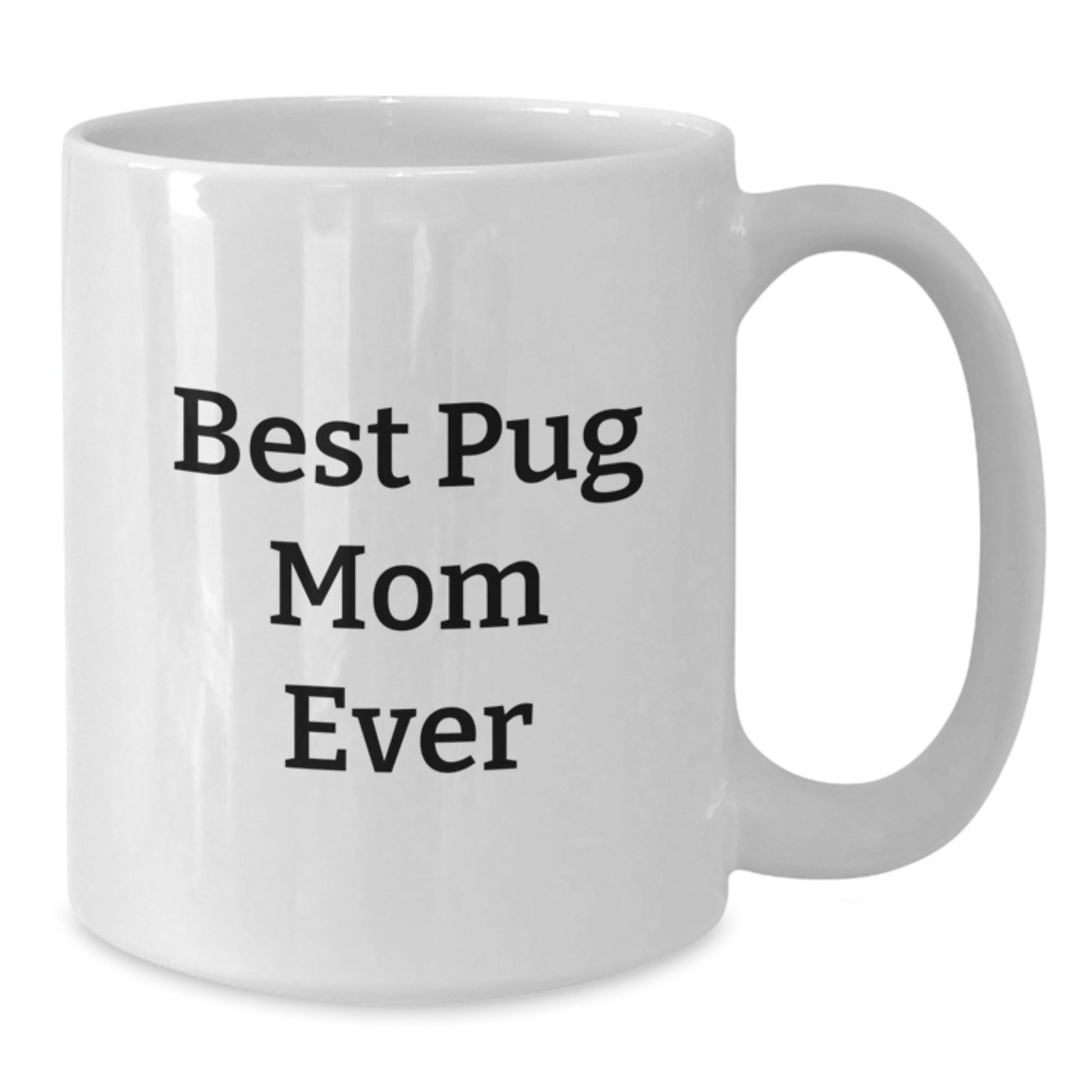 Best Pug Mom Ever Funny Pug Dog Gifts from Friends for Pug Dog Lovers on Birthday Unique Gifts - Additional
