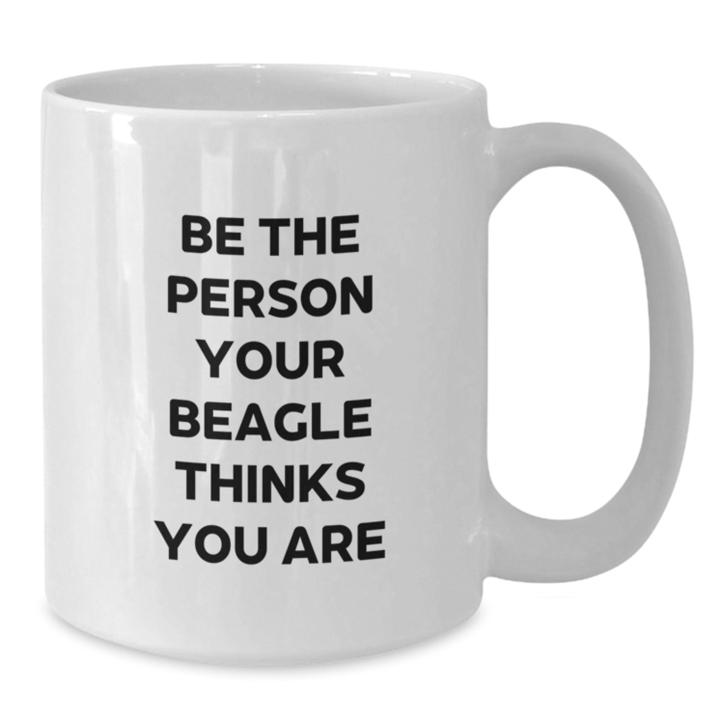 Funny Beagle Dog Gifts - White Coffee Mug for Beagle Lovers, Birthday Unique Gifts from Friends, Coworkers, or Family - Additional