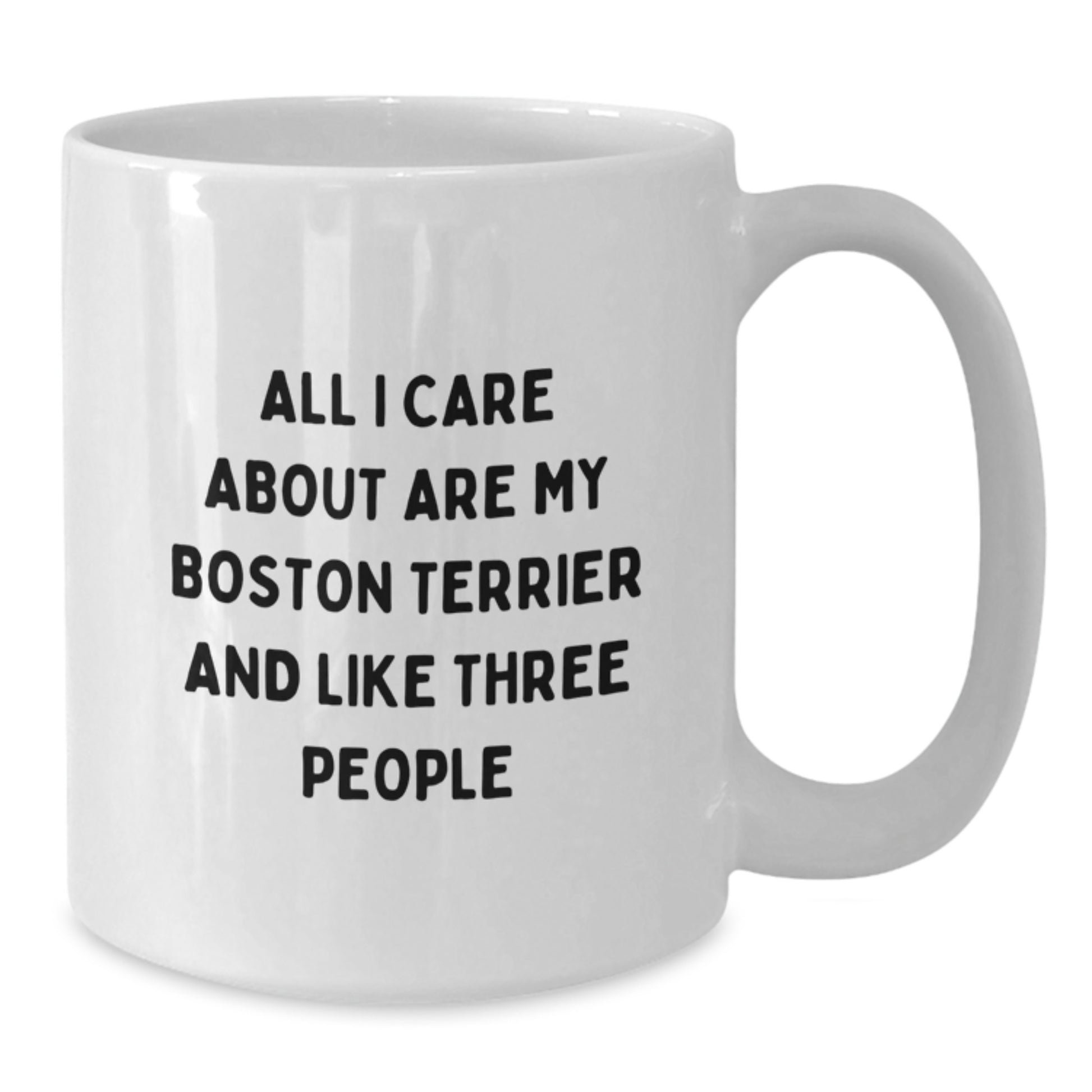 Boston Terrier Dog Lovers Funny White Coffee Mug Gifts from Friends, Family, or Coworkers for Birthday Unique Gifts - Additional