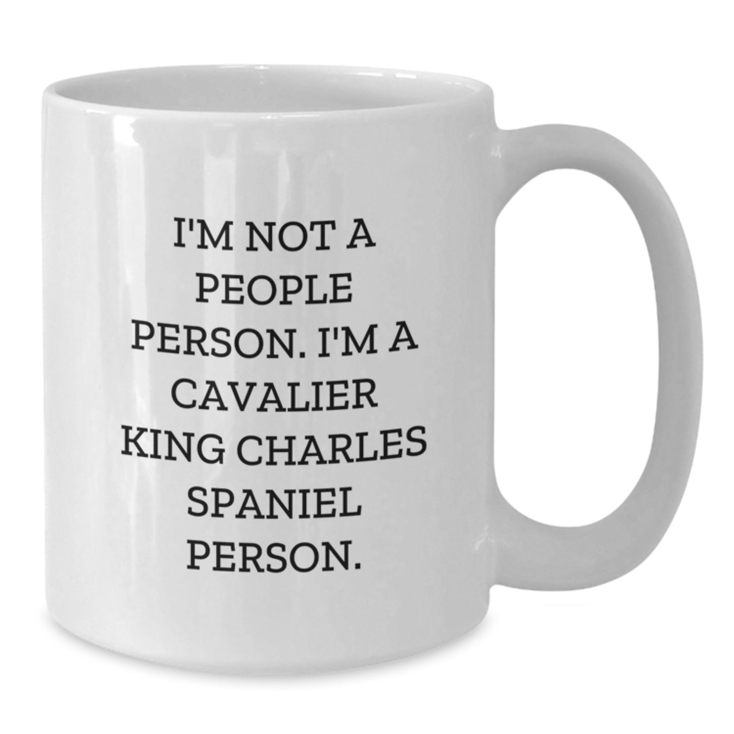 Cavalier King Charles Spaniel Dog Lovers Funny White Coffee Mug Gifts from Family Friends - Additional