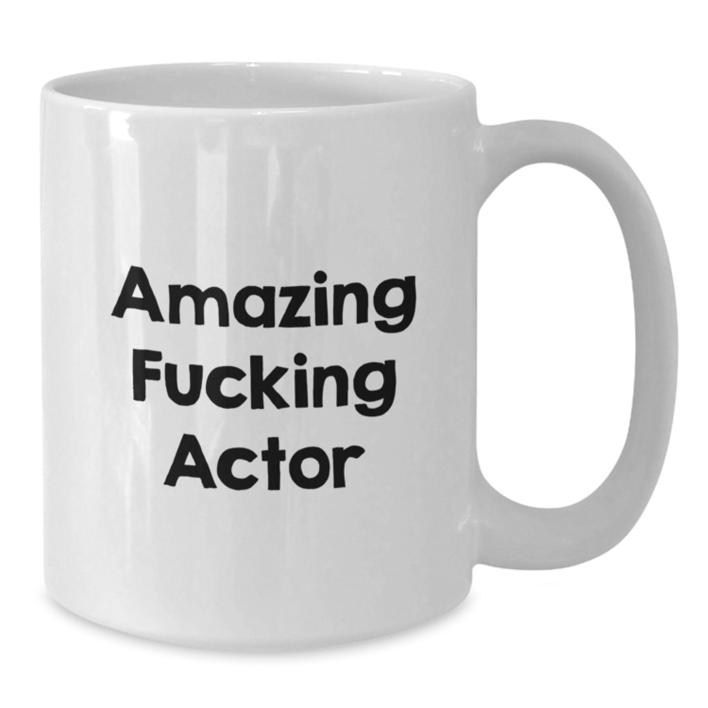 Funny Actor Gifts from Men, Unique Actor White Coffee Mug for Actor, Amazing F--king Actor Christmas Unique Gifts - Additional