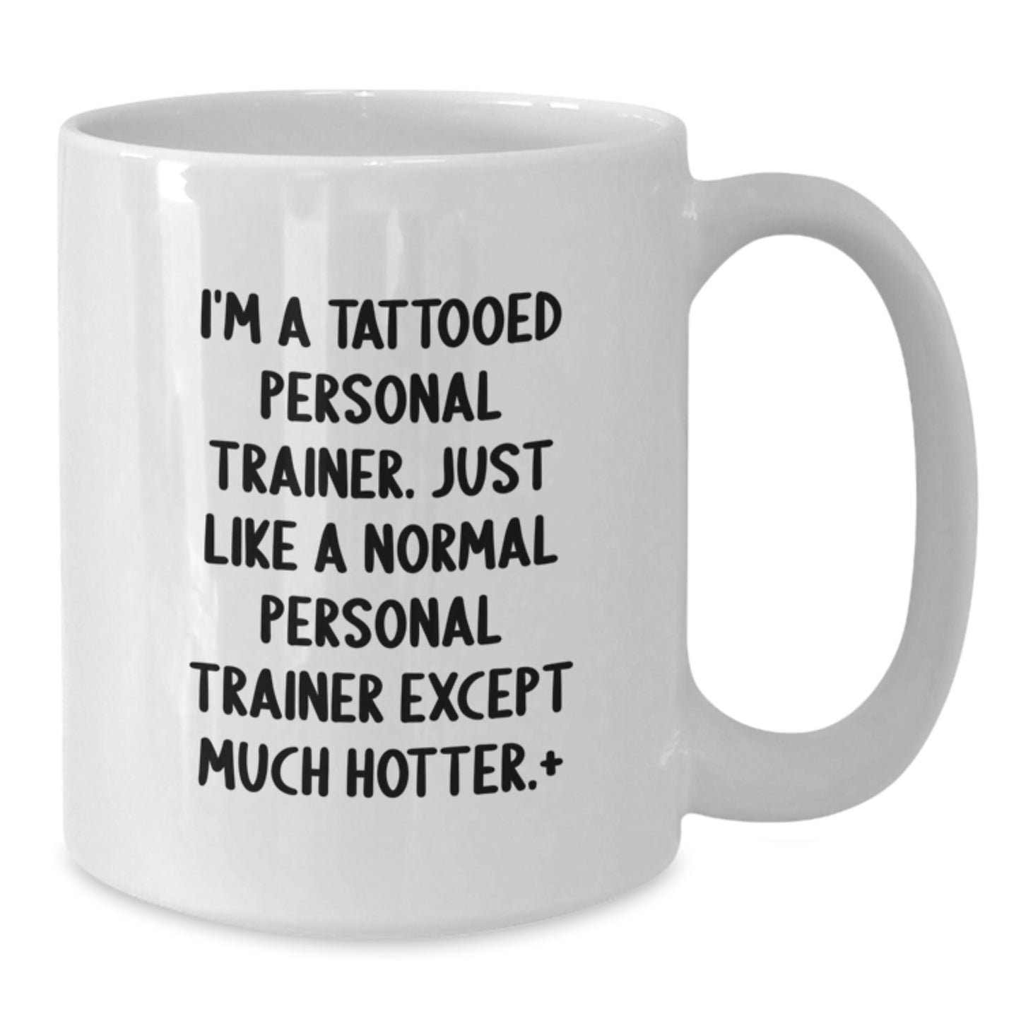 Funny Personal Trainer Gifts for Men, White Coffee Mug, Christmas Unique Presents from Friends to Personal Trainer - Additional