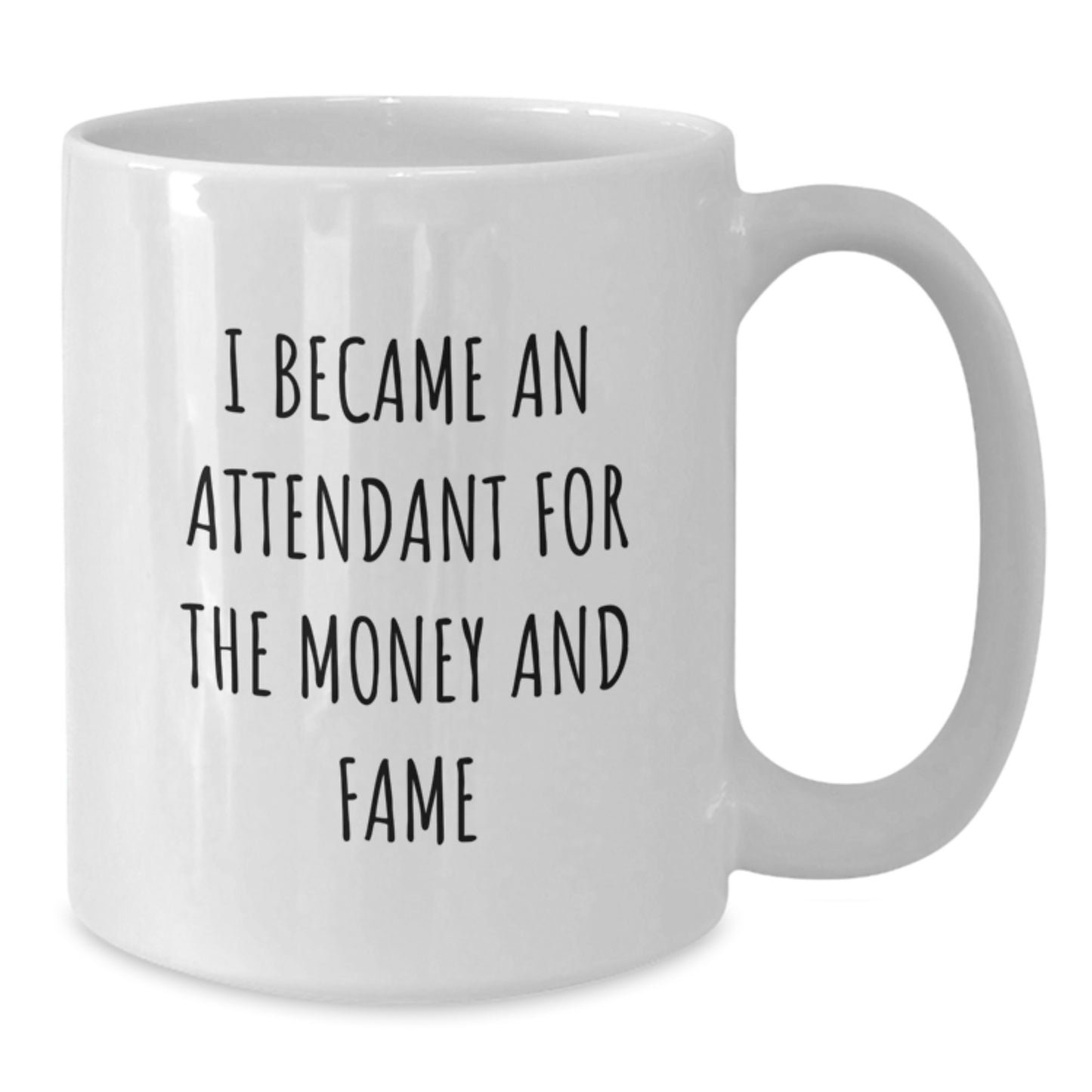 Funny Attendant Christmas Unique Gifts from Friends for Attendant Unique White Coffee Mug - Additional