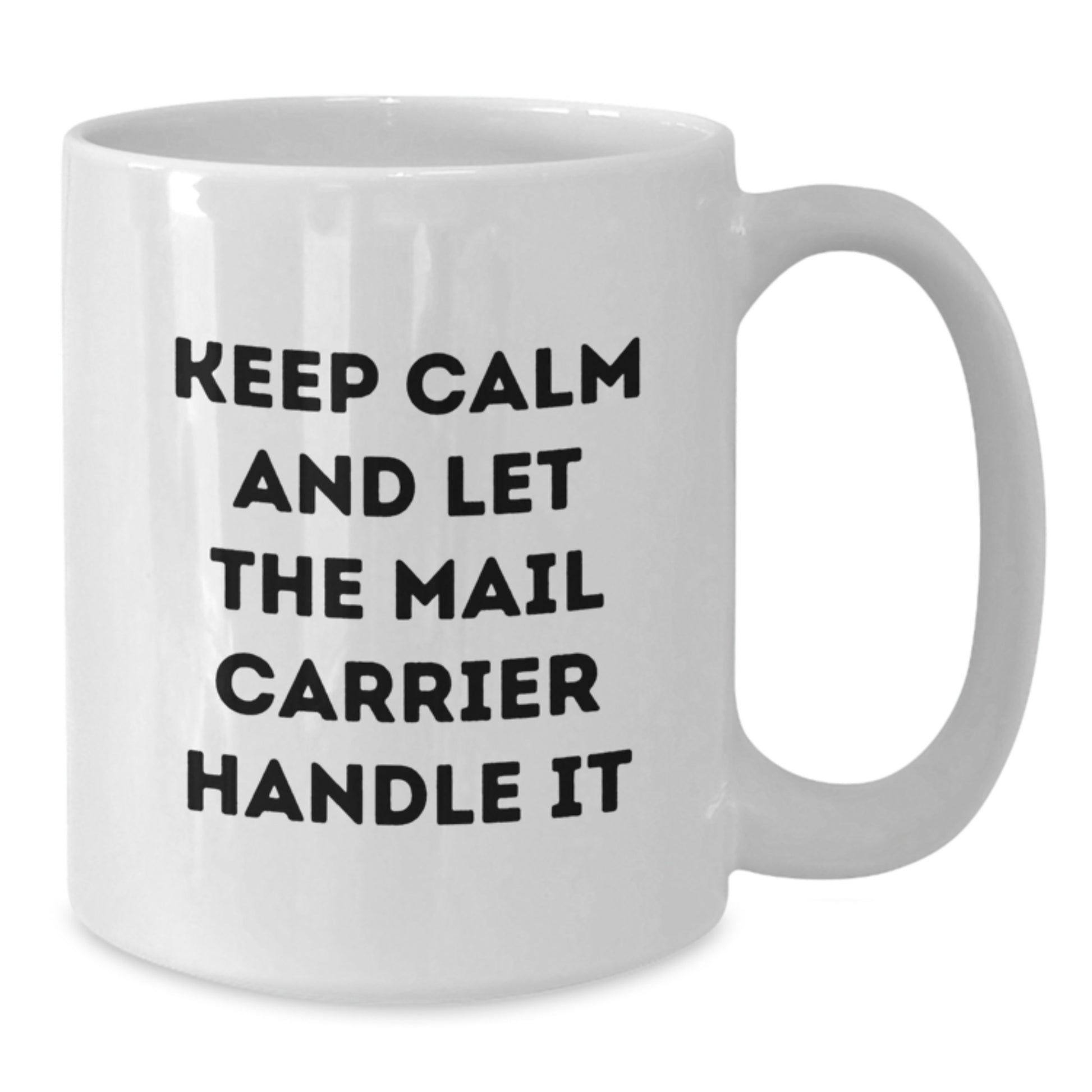 Funny Mail Carrier Gifts from Friends for Mail Carrier, White Coffee Mug, Christmas Unique - Additional